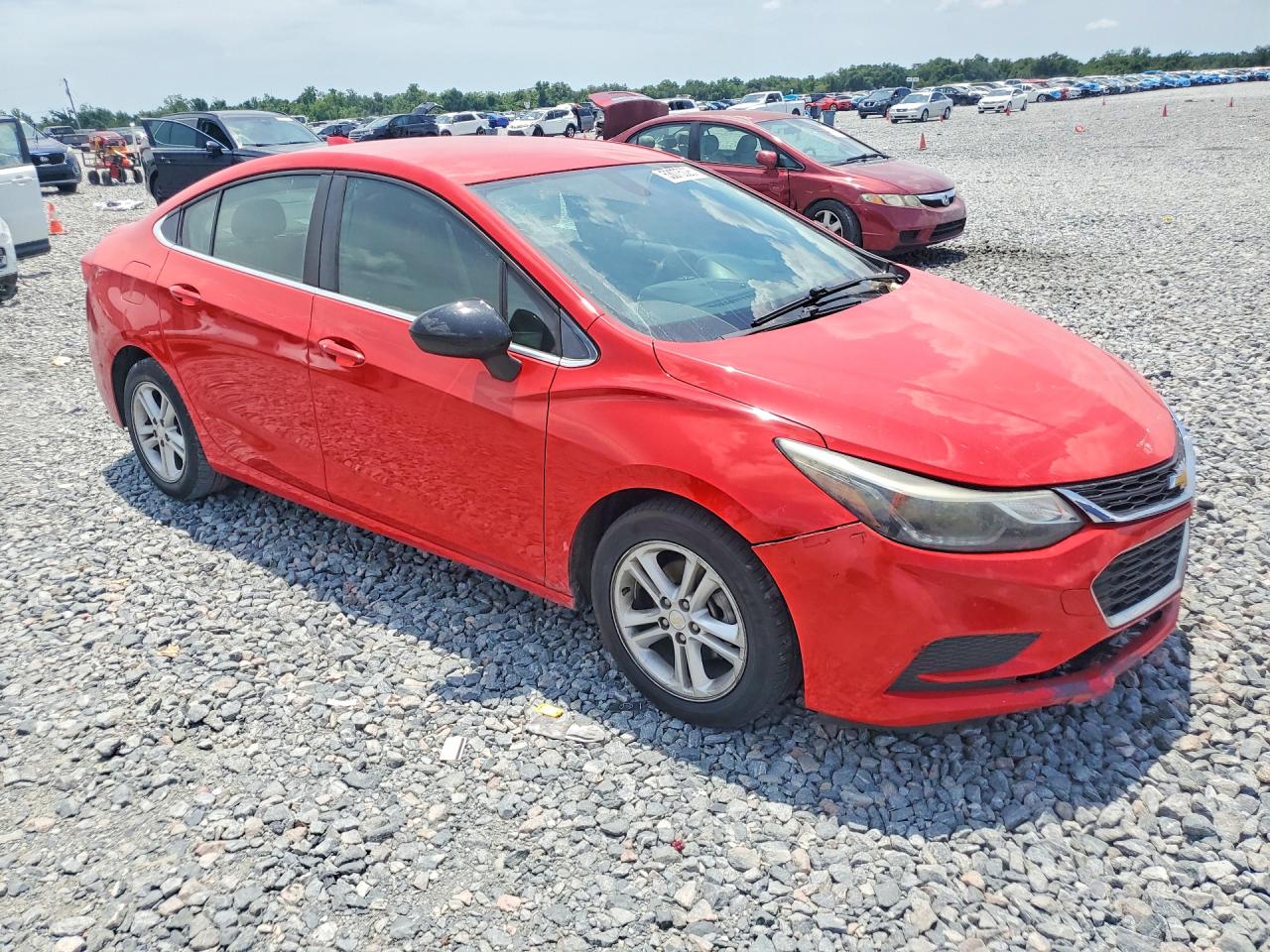 2018 Chevrolet Cruze Lt Красный vin: 1G1BE5SM2J7163452