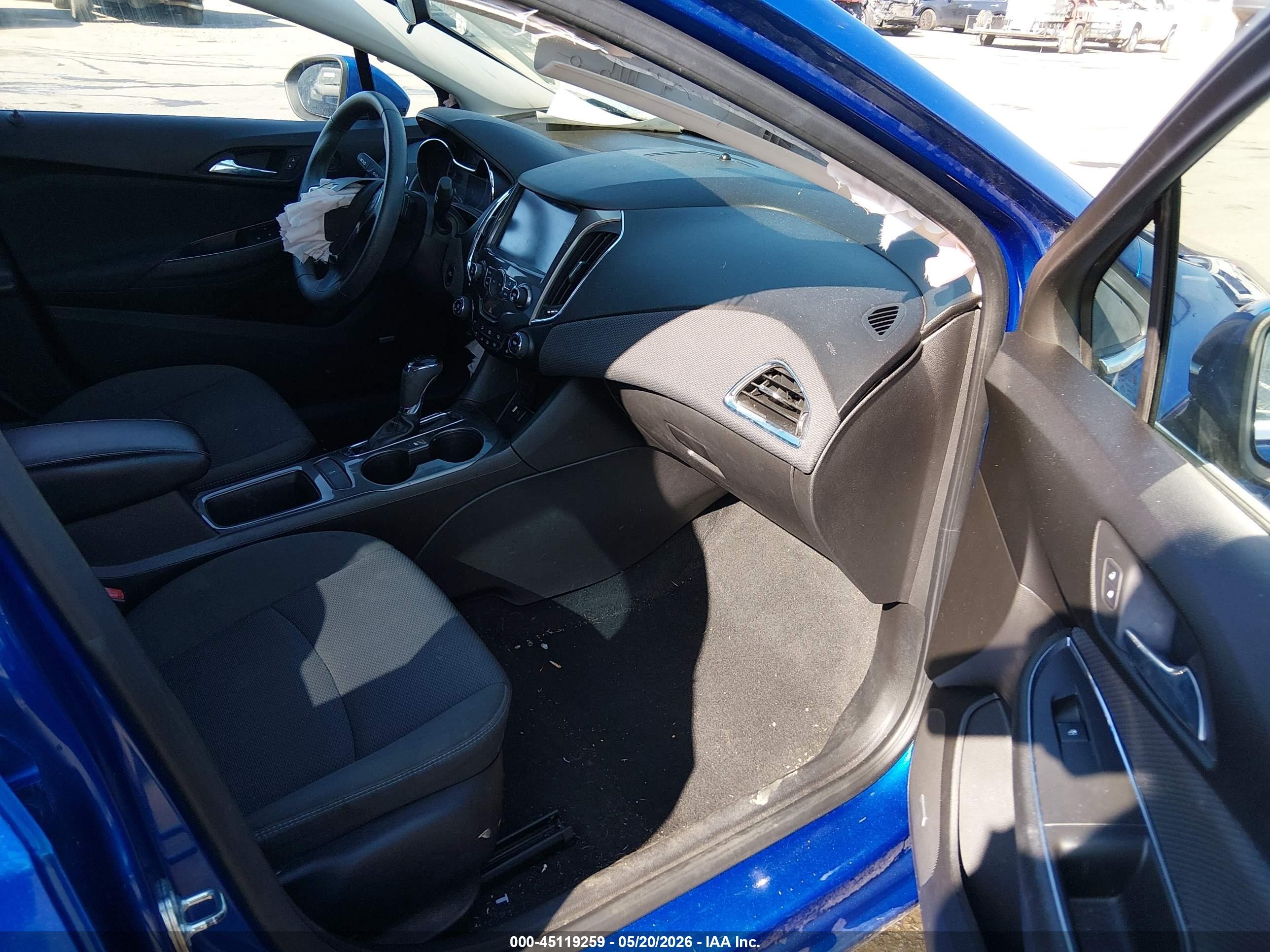 2018 Chevrolet Cruze Lt Auto Синий vin: 1G1BE5SM3J7155344
