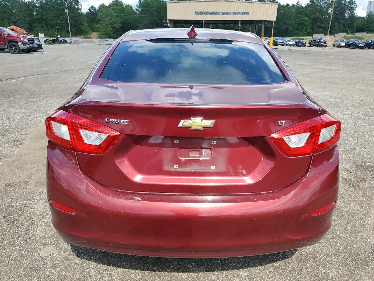 2016 Chevrolet Cruze 4d Lt Burgundy vin: 1G1BE5SM4G7255963