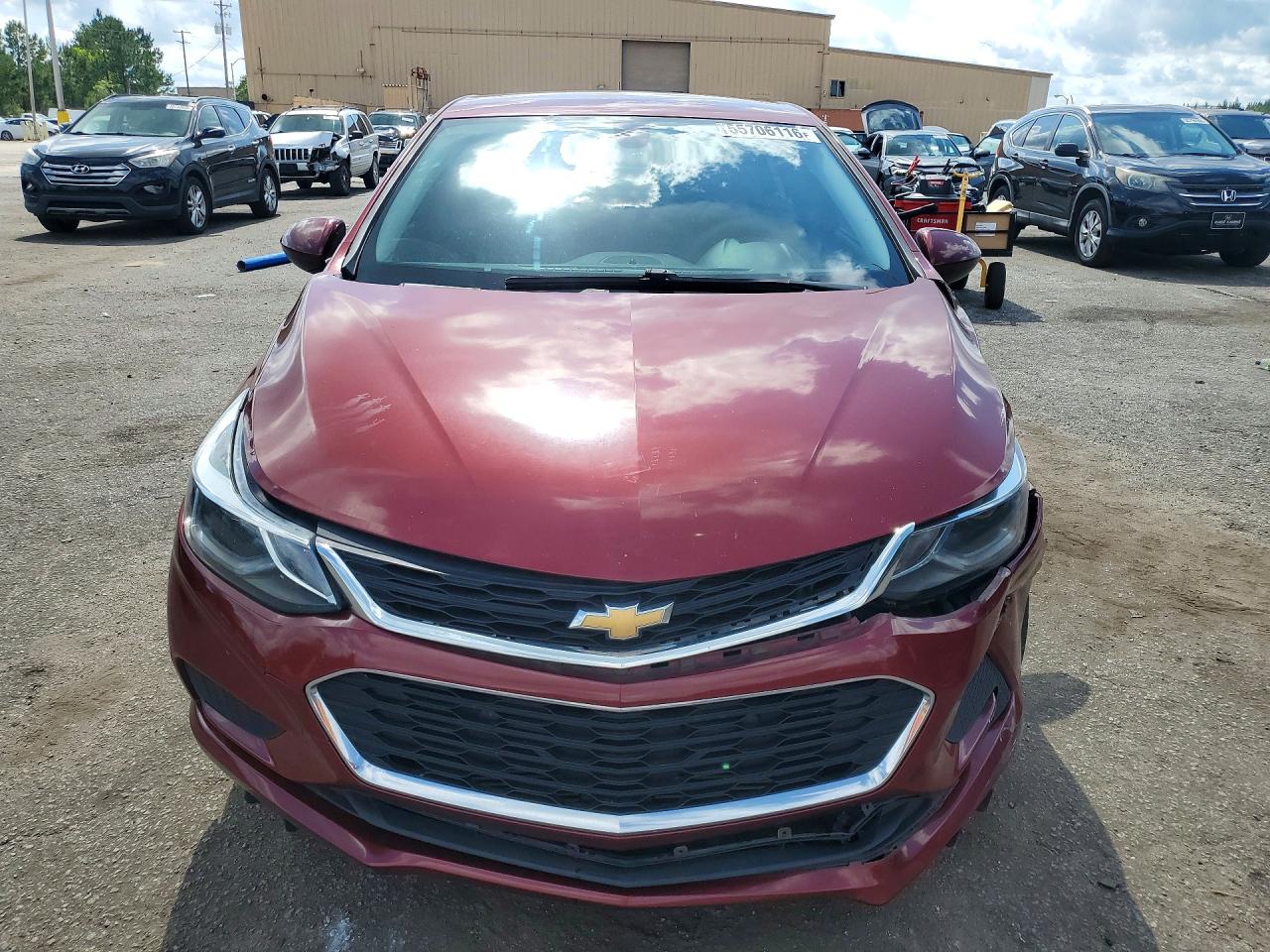 2016 Chevrolet Cruze 4d Lt Burgundy vin: 1G1BE5SM4G7255963