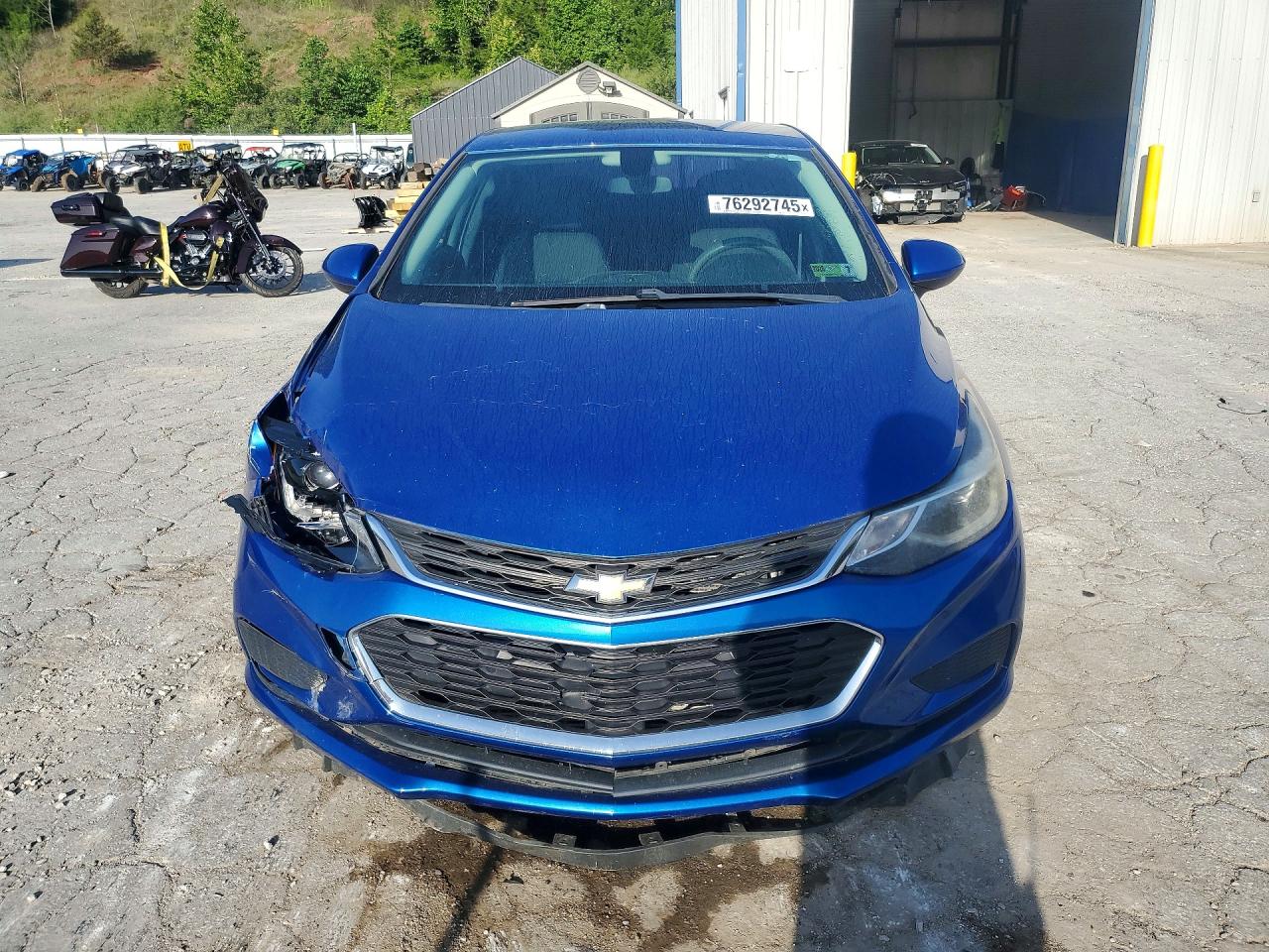 2016 Chevrolet Cruze Lt Blue vin: 1G1BE5SM5G7232224
