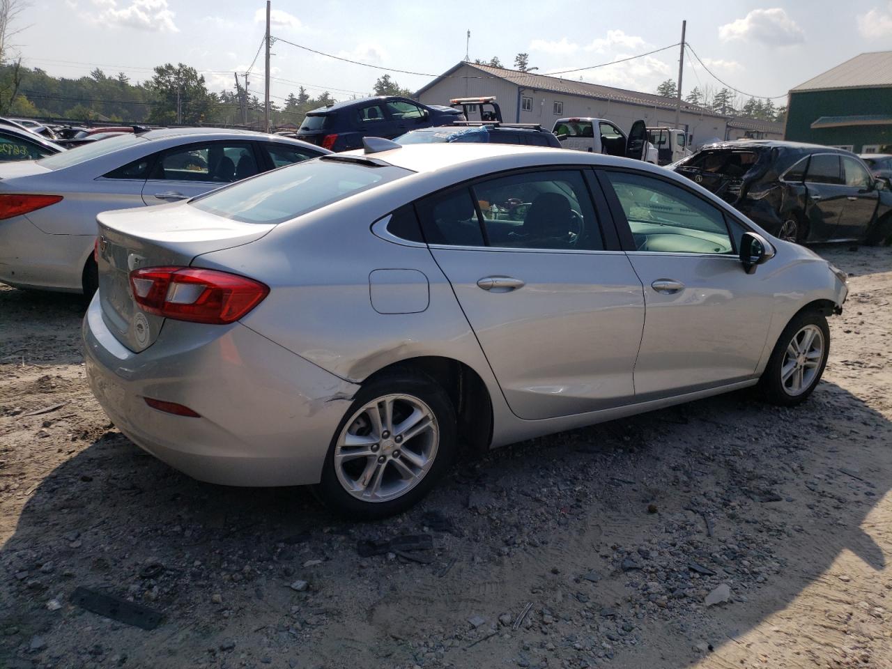 2017 Chevrolet Cruze Lt Серебряный vin: 1G1BE5SM5H7125627