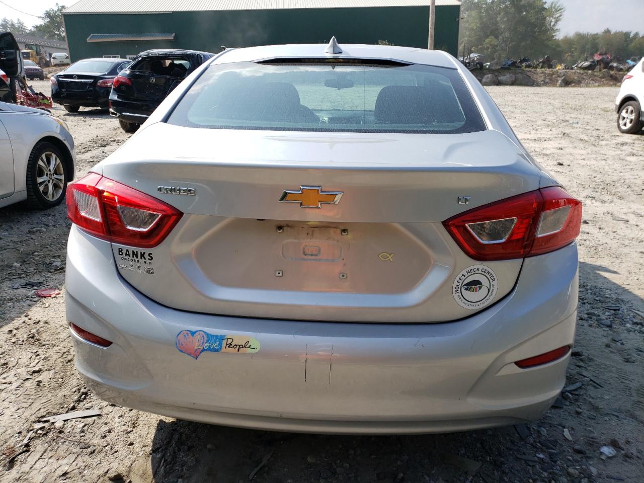 2017 Chevrolet Cruze Lt Серебряный vin: 1G1BE5SM5H7125627