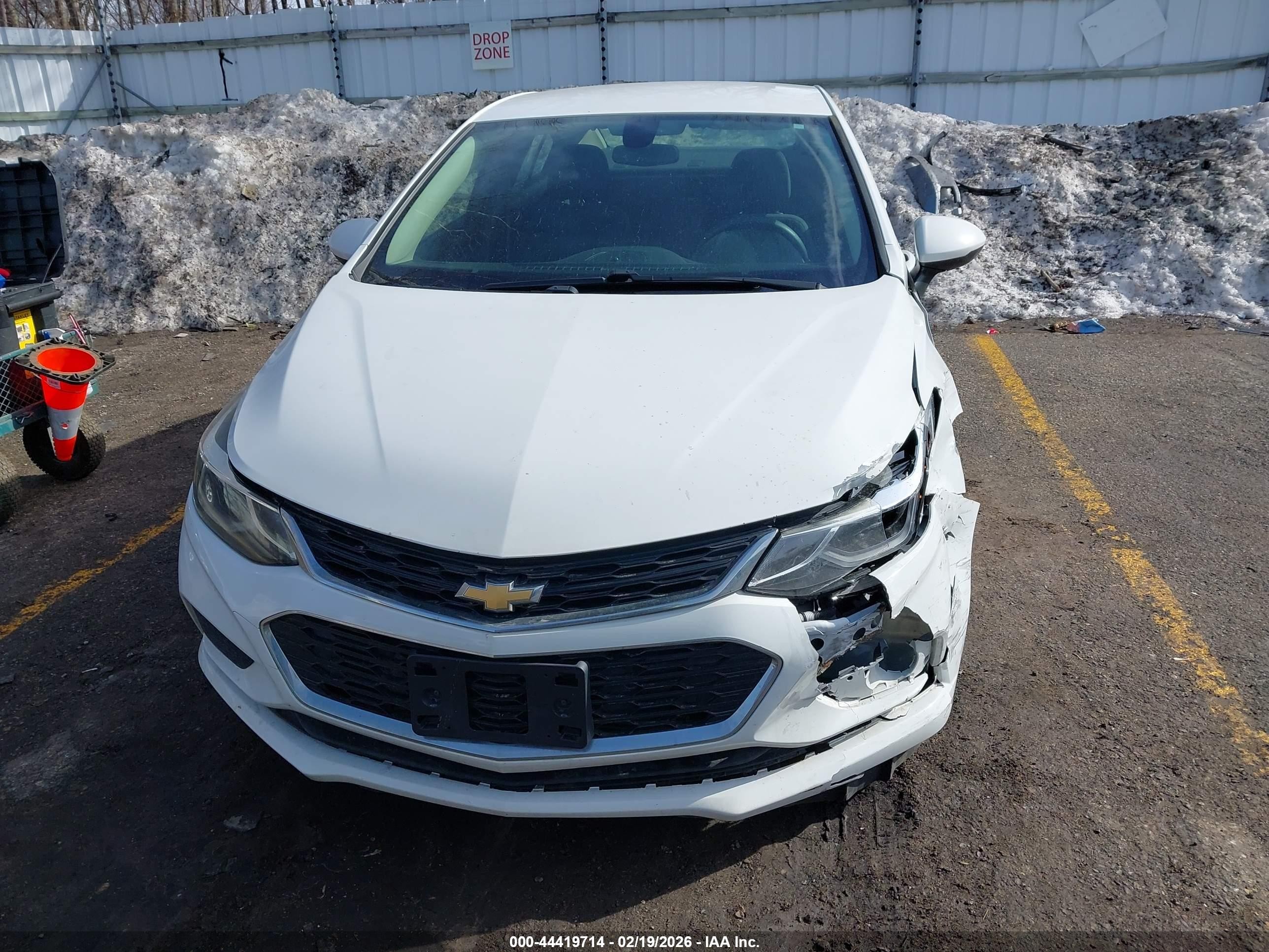 2017 Chevrolet Cruze Lt Auto White vin: 1G1BE5SM5H7236839