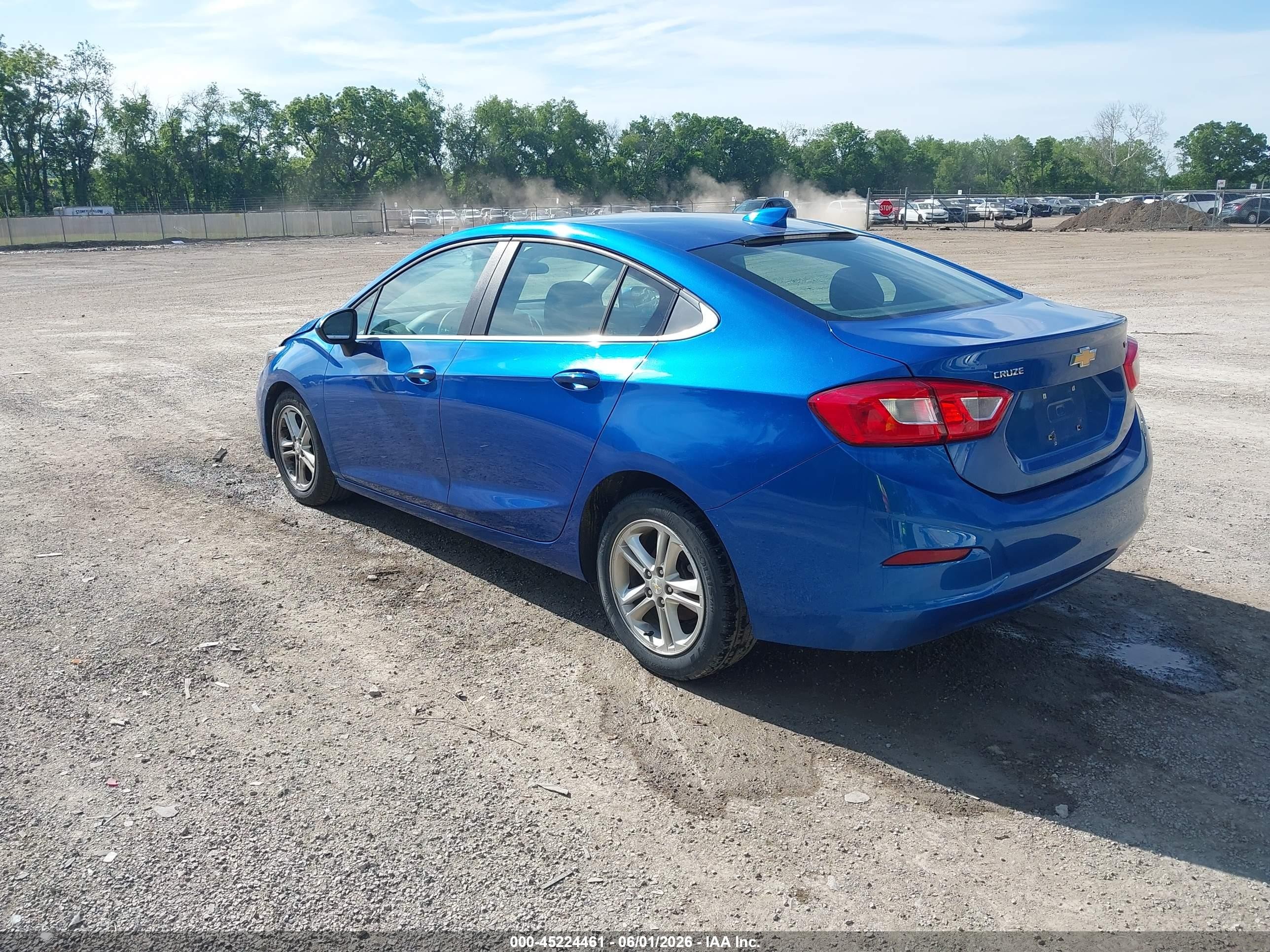 2018 Chevrolet Cruze Lt Auto Синий vin: 1G1BE5SM6J7122435