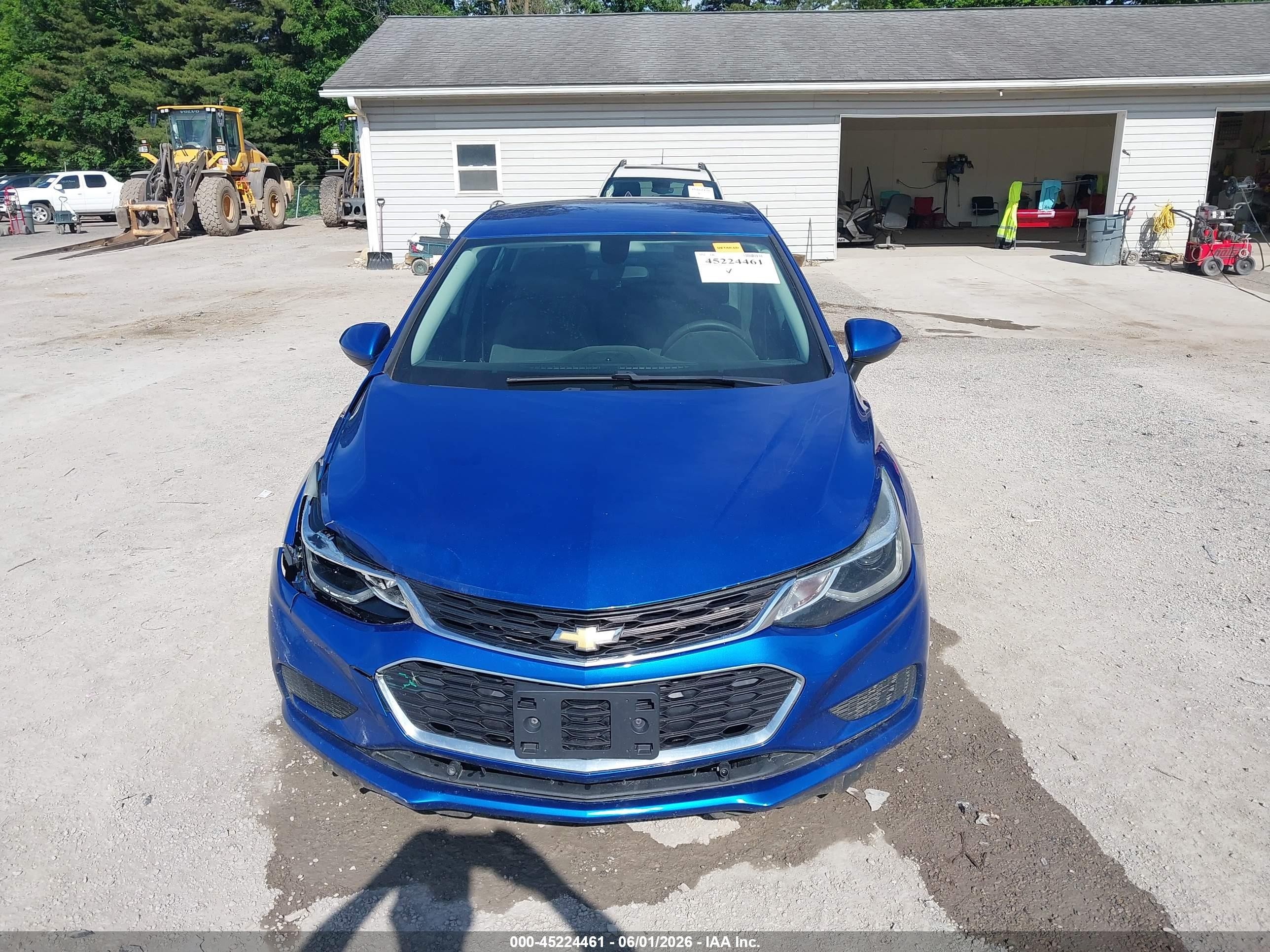 2018 Chevrolet Cruze Lt Auto Синий vin: 1G1BE5SM6J7122435