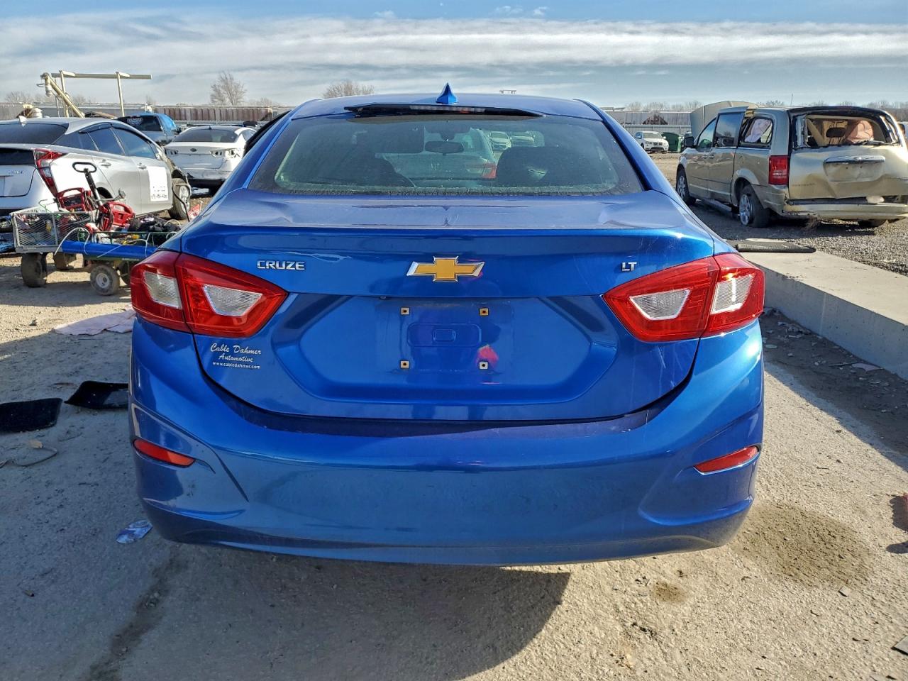 2016 Chevrolet Cruze Lt Синий vin: 1G1BE5SM7G7247890