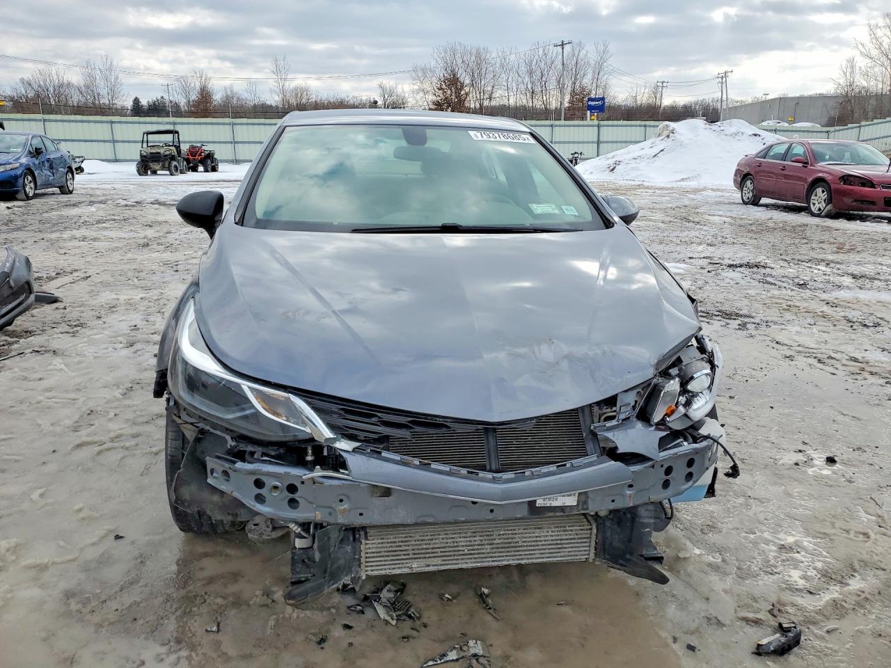 2018 Chevrolet Cruze Lt Silver vin: 1G1BE5SM7J7181008