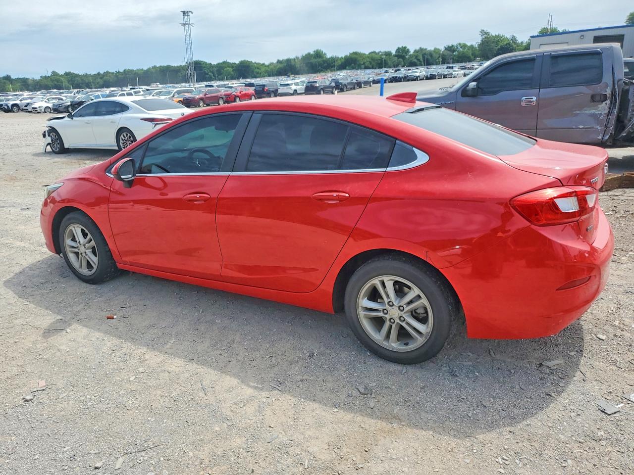 2017 Chevrolet Cruze Lt Red vin: 1G1BE5SM8H7228816