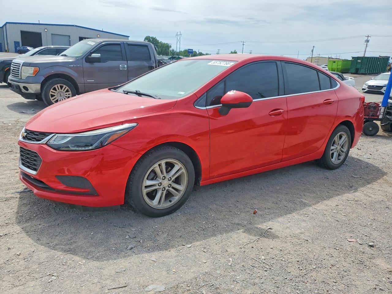 2017 Chevrolet Cruze Lt Red vin: 1G1BE5SM8H7228816