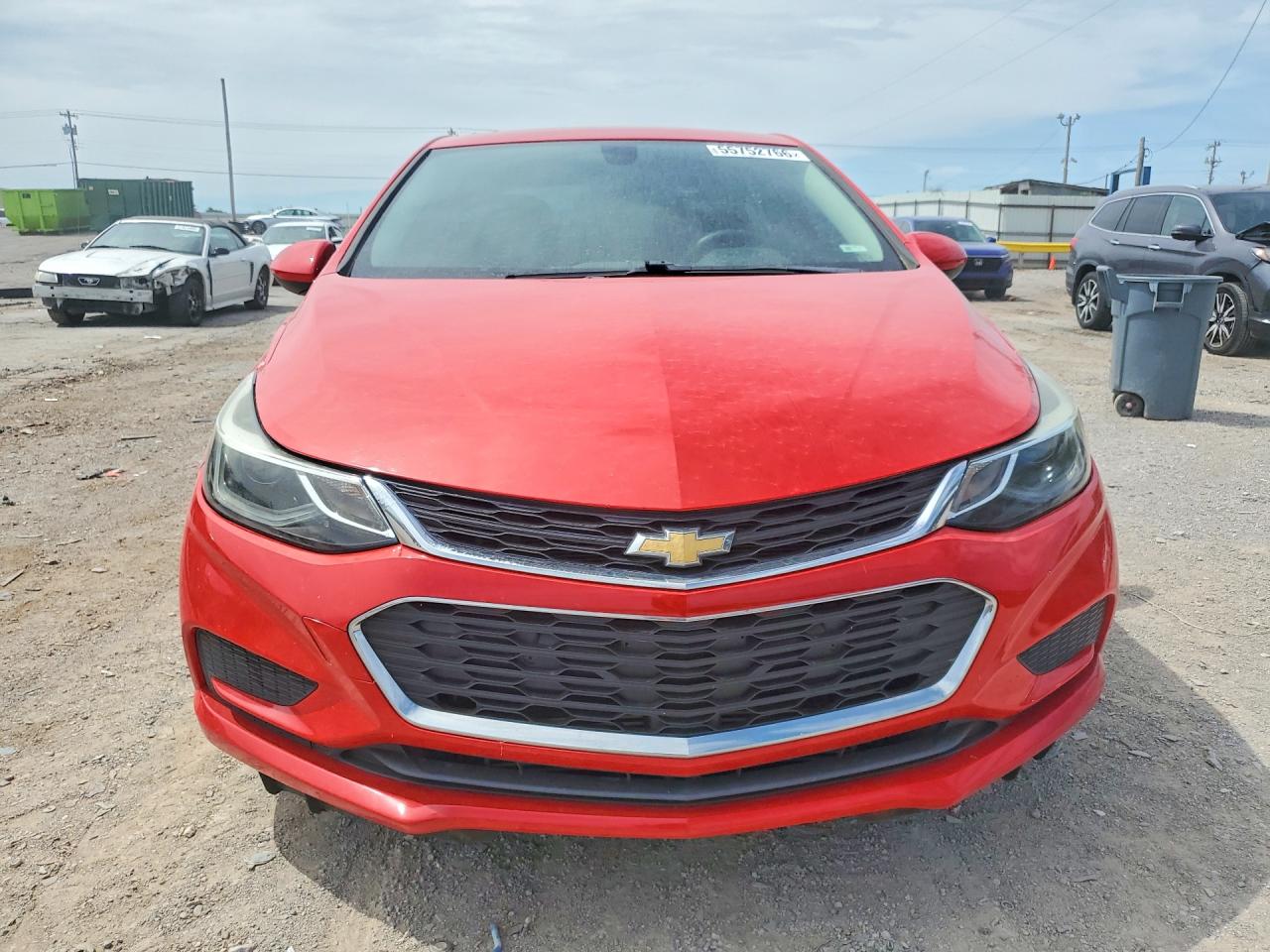 2017 Chevrolet Cruze Lt Red vin: 1G1BE5SM8H7228816