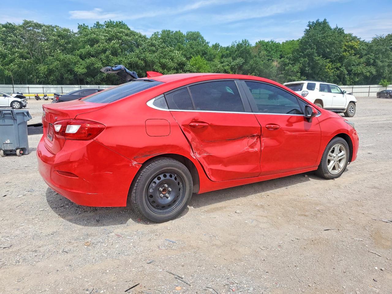 2017 Chevrolet Cruze Lt Red vin: 1G1BE5SM8H7228816