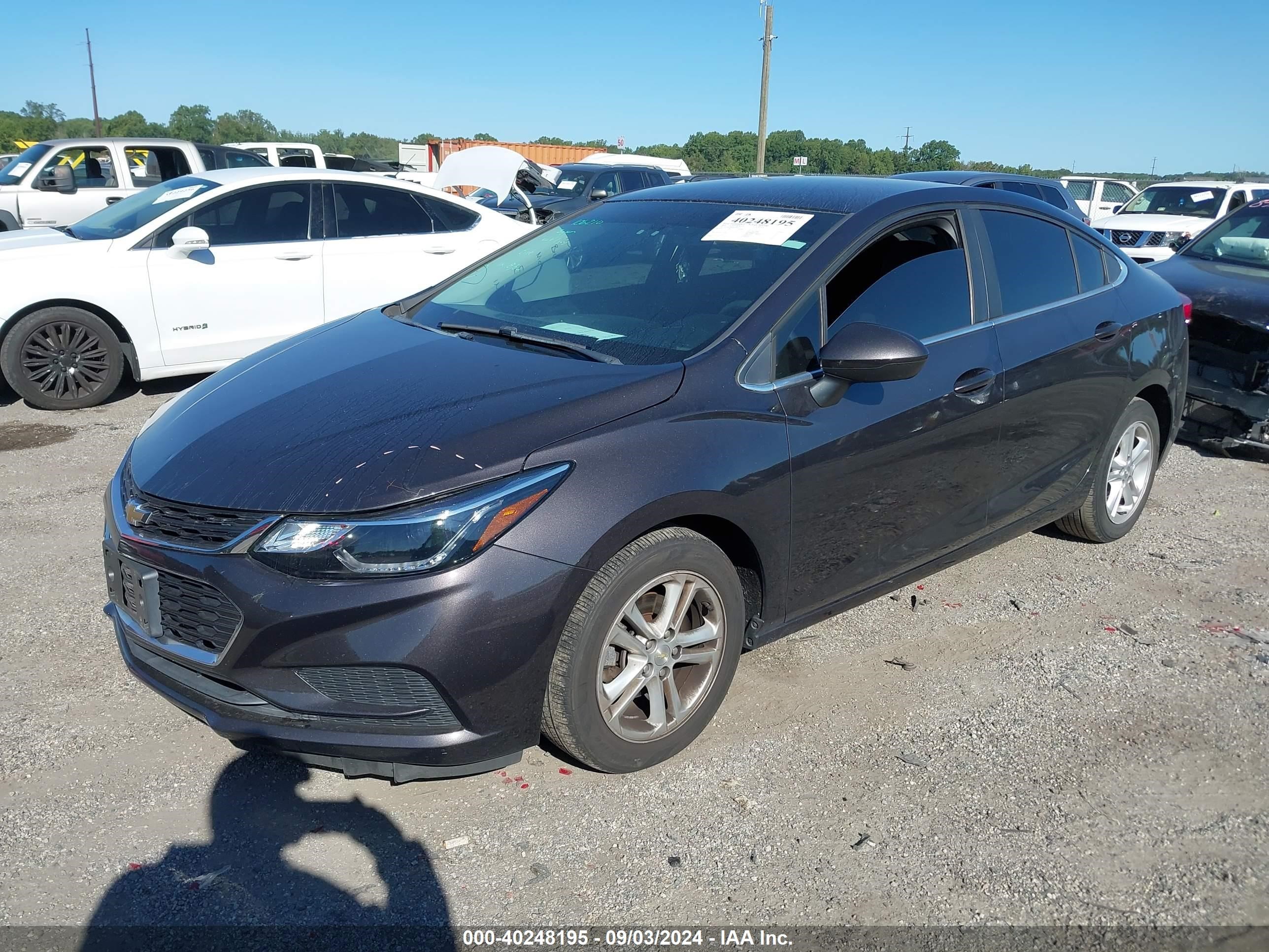 2016 Chevrolet Cruze Lt Auto Черный vin: 1G1BE5SM9G7299232