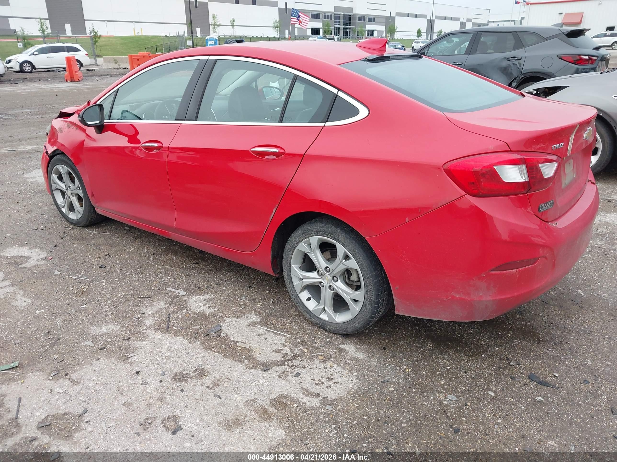 2017 Chevrolet Cruze Premier Auto Red vin: 1G1BF5SM7H7262176