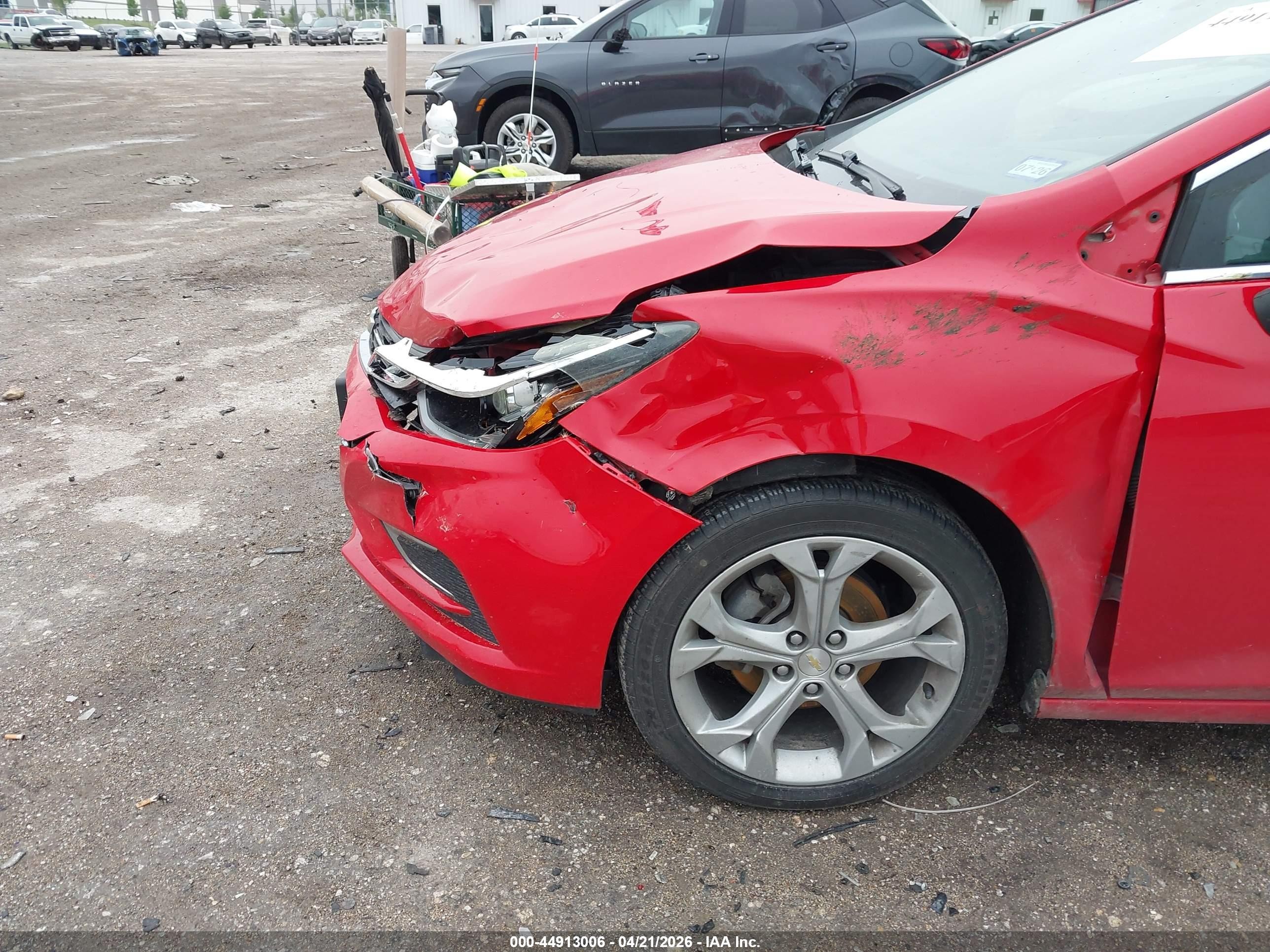 2017 Chevrolet Cruze Premier Auto Red vin: 1G1BF5SM7H7262176