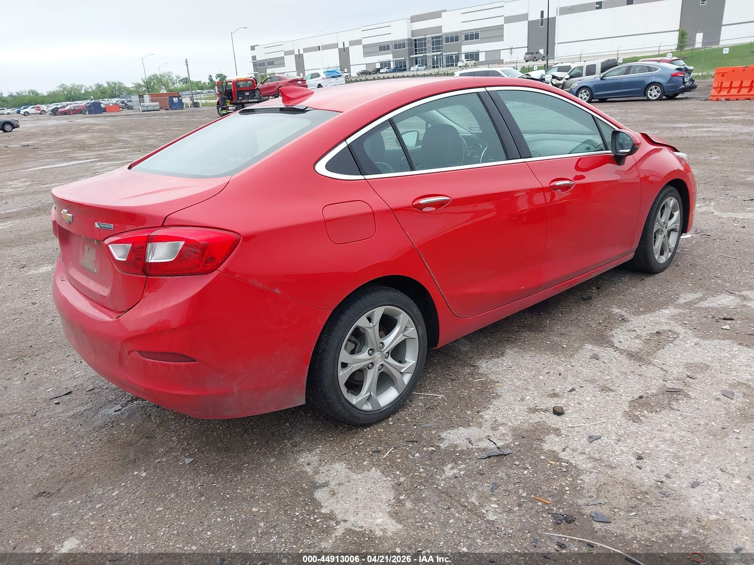 2017 Chevrolet Cruze Premier Auto Red vin: 1G1BF5SM7H7262176