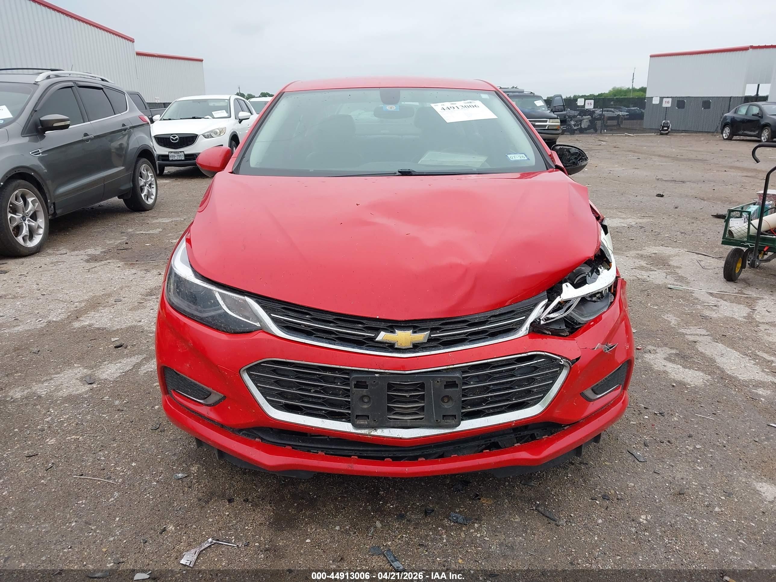 2017 Chevrolet Cruze Premier Auto Red vin: 1G1BF5SM7H7262176