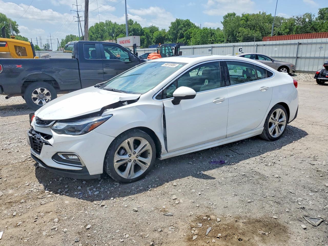 2017 Chevrolet Cruze Premier White vin: 1G1BF5SM8H7157405
