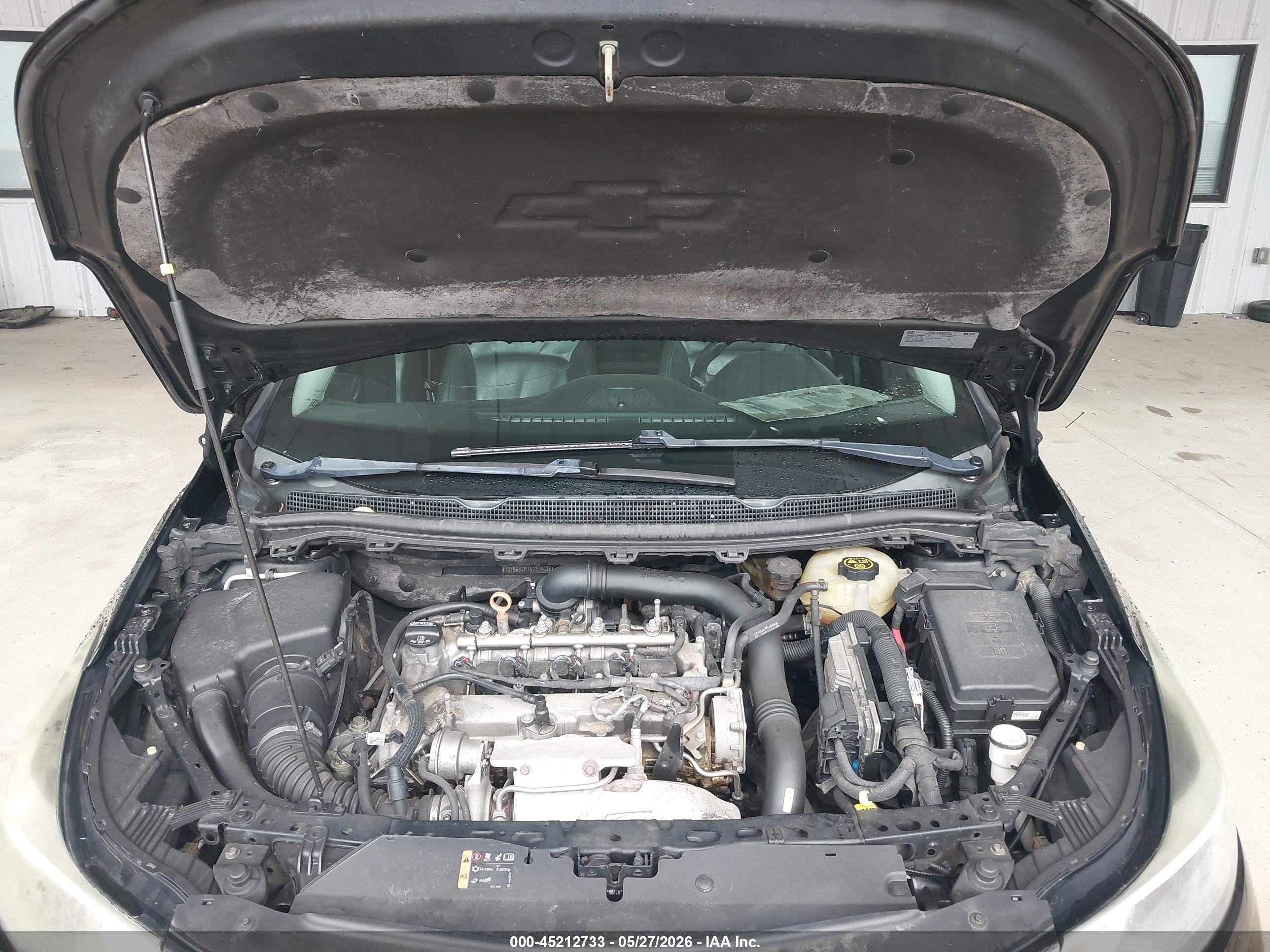 2016 Chevrolet Cruze Premier Auto Черный vin: 1G1BG5SM1G7314686
