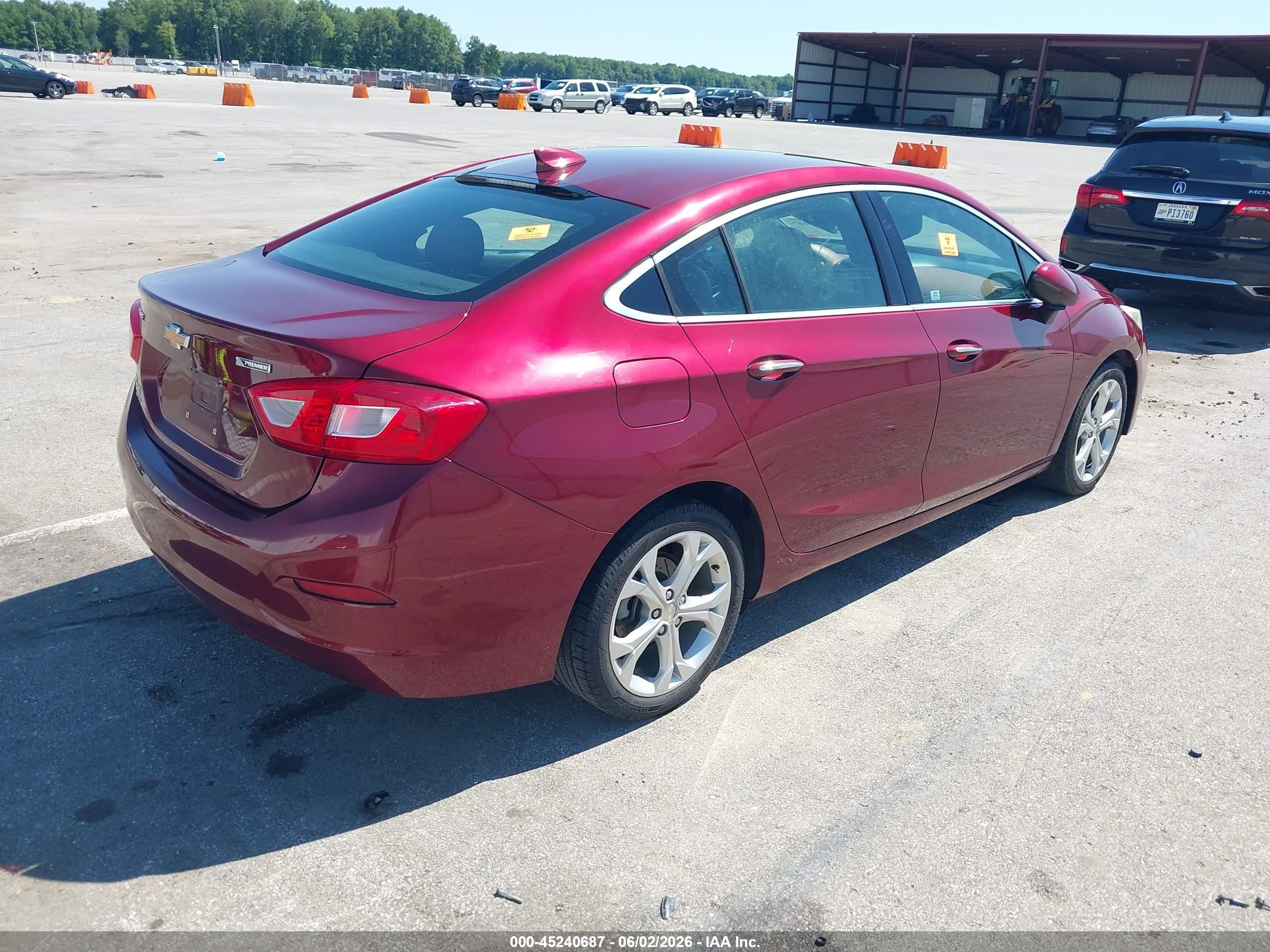 2016 Chevrolet Cruze Premier Auto Red vin: 1G1BG5SM6G7244232