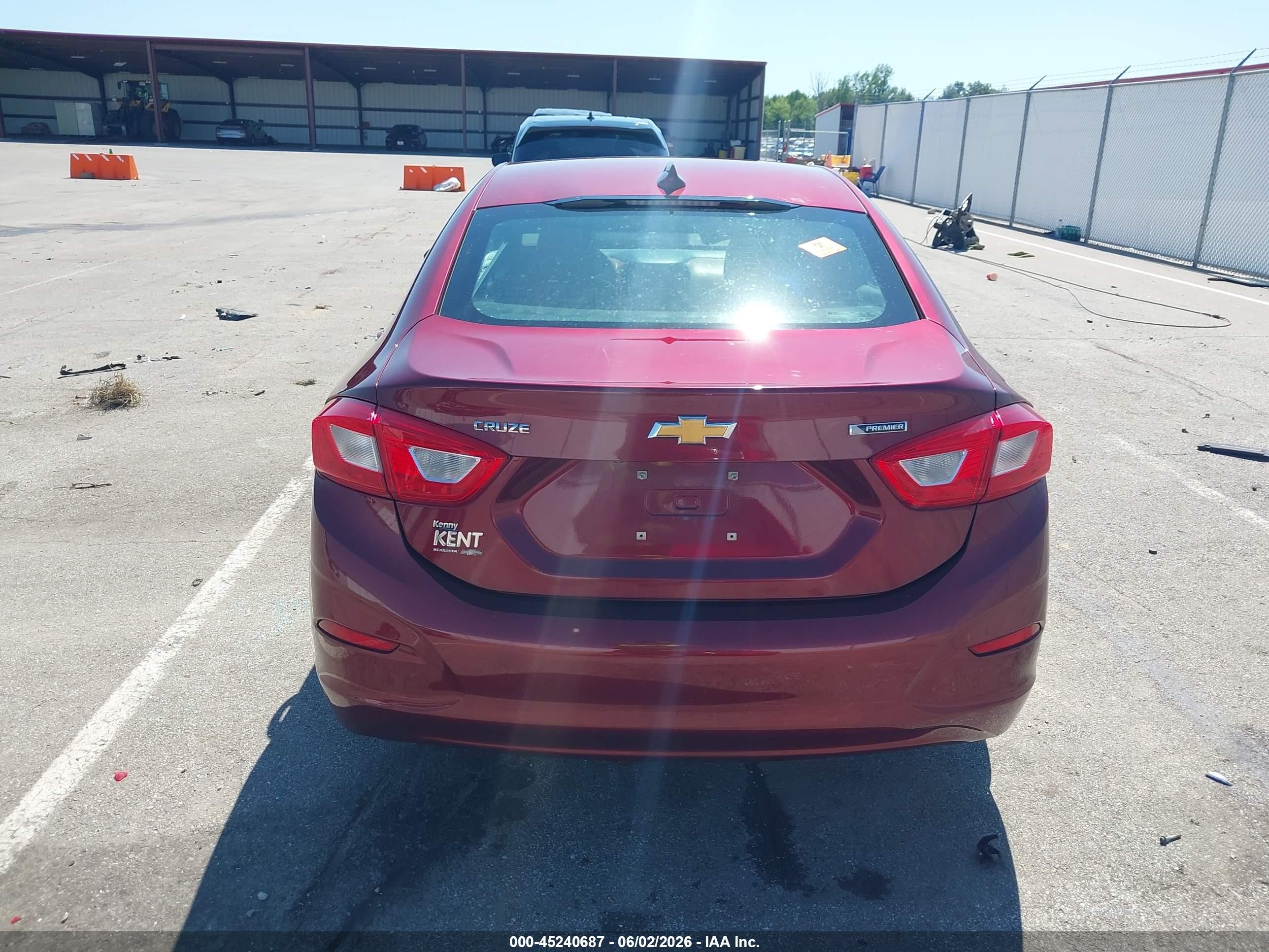 2016 Chevrolet Cruze Premier Auto Red vin: 1G1BG5SM6G7244232