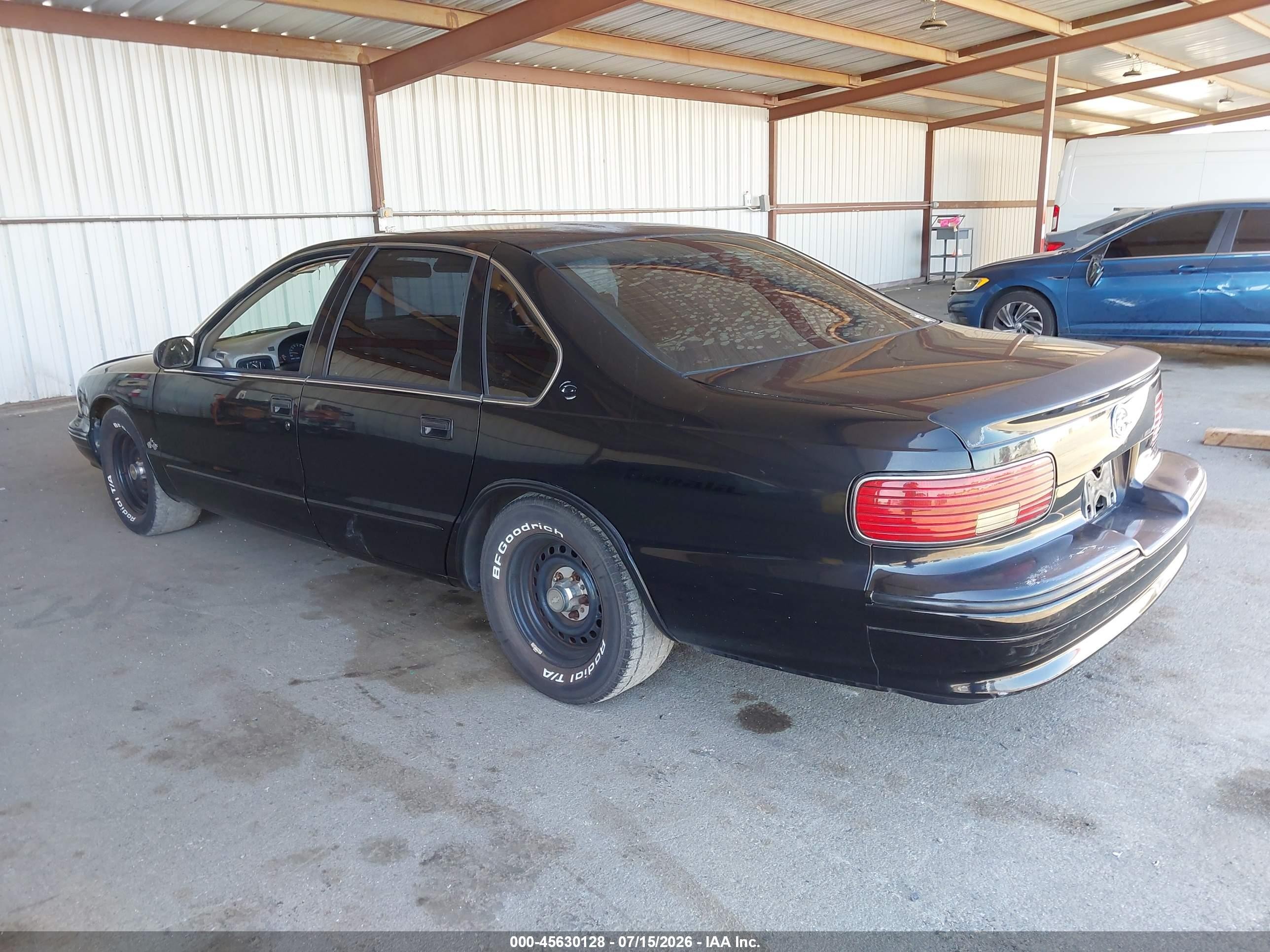 1996 Chevrolet Caprice / Impala Classic Ss Black vin: 1G1BL52P0TR154272