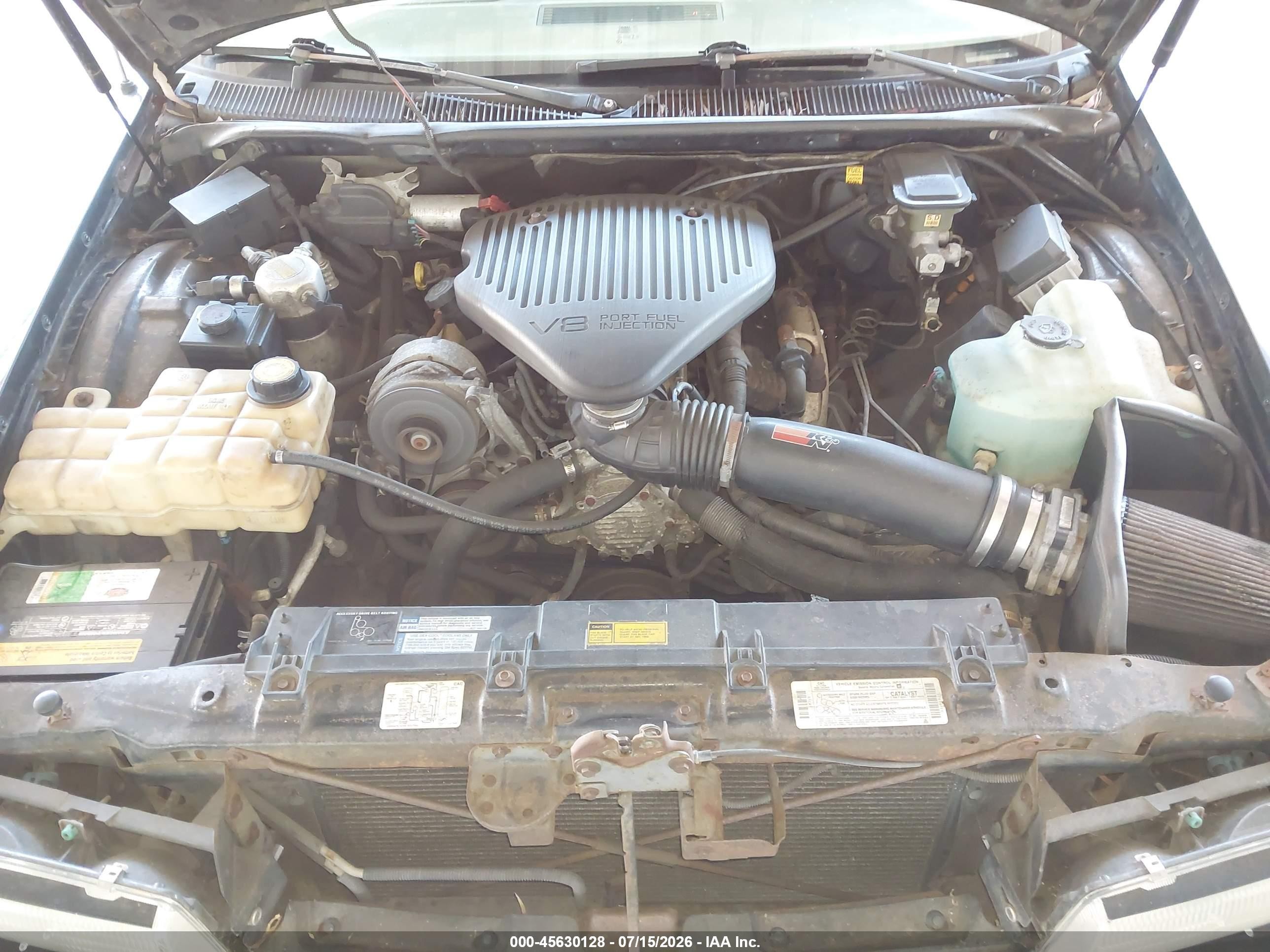 1996 Chevrolet Caprice / Impala Classic Ss Black vin: 1G1BL52P0TR154272