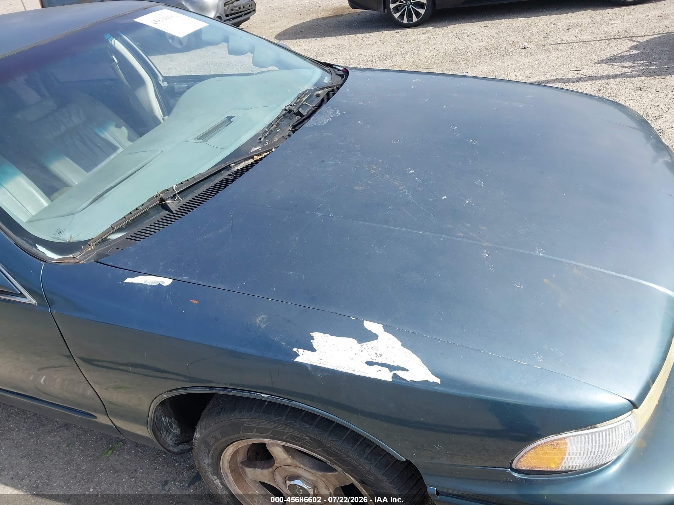 1996 Chevrolet Caprice / Impala Classic Ss Teal vin: 1G1BL52P3TR104286