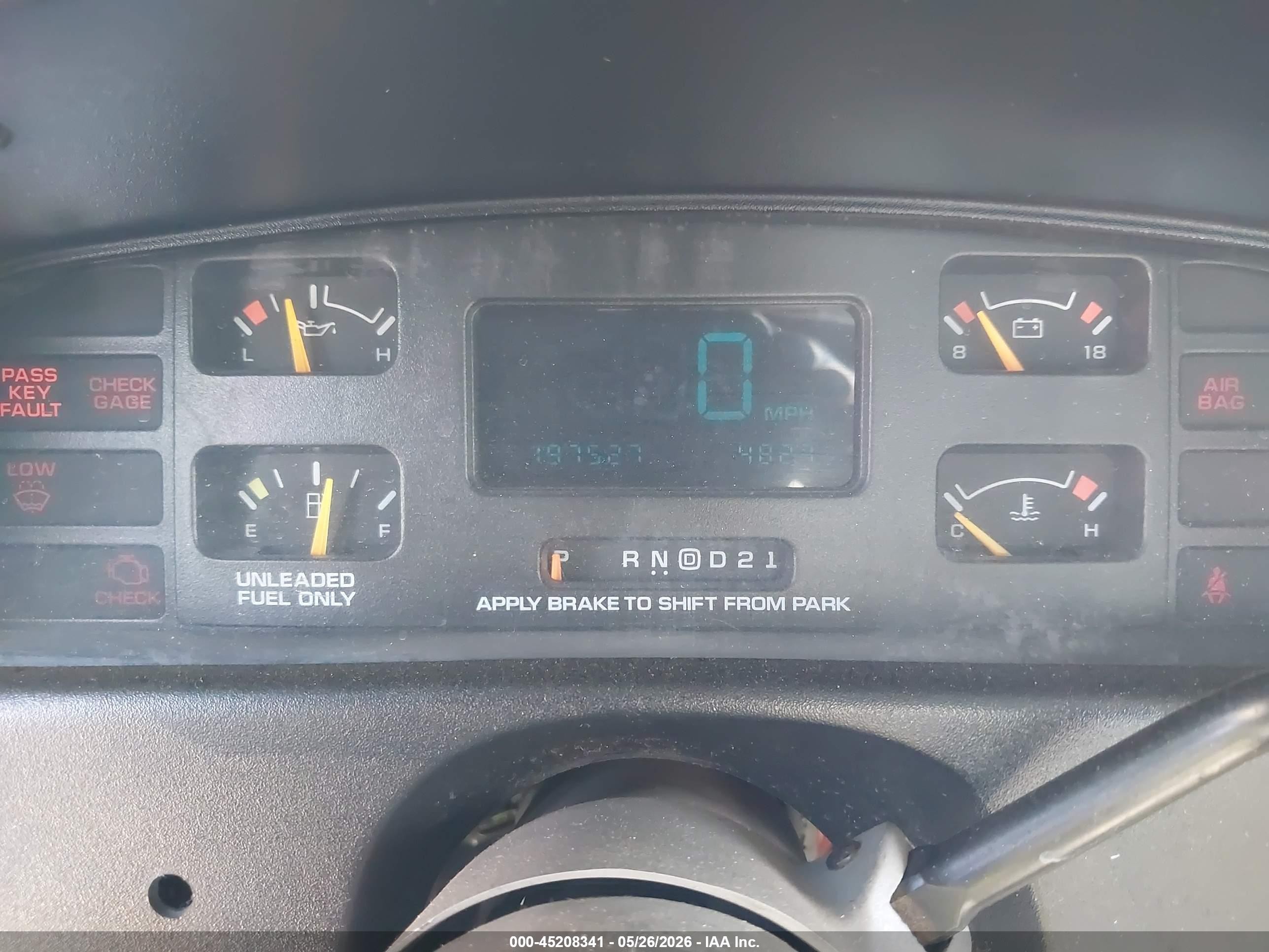 1995 Chevrolet Caprice / Impala Classic Ss Black vin: 1G1BL52P4SR174734