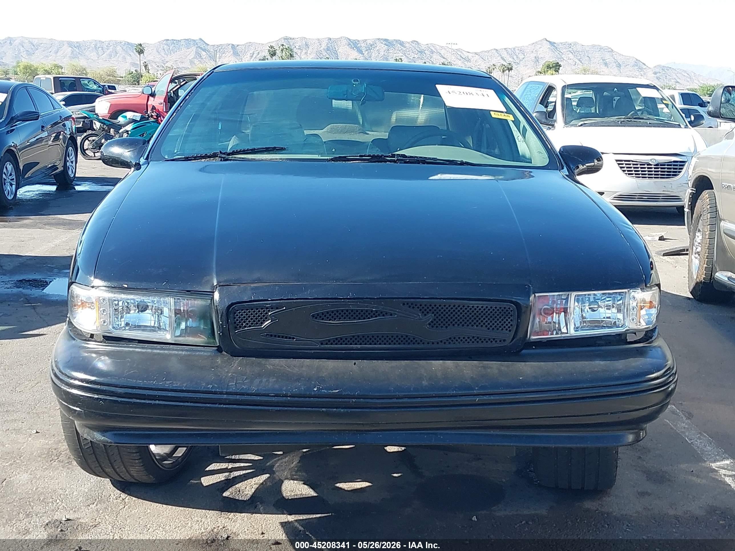 1995 Chevrolet Caprice / Impala Classic Ss Black vin: 1G1BL52P4SR174734