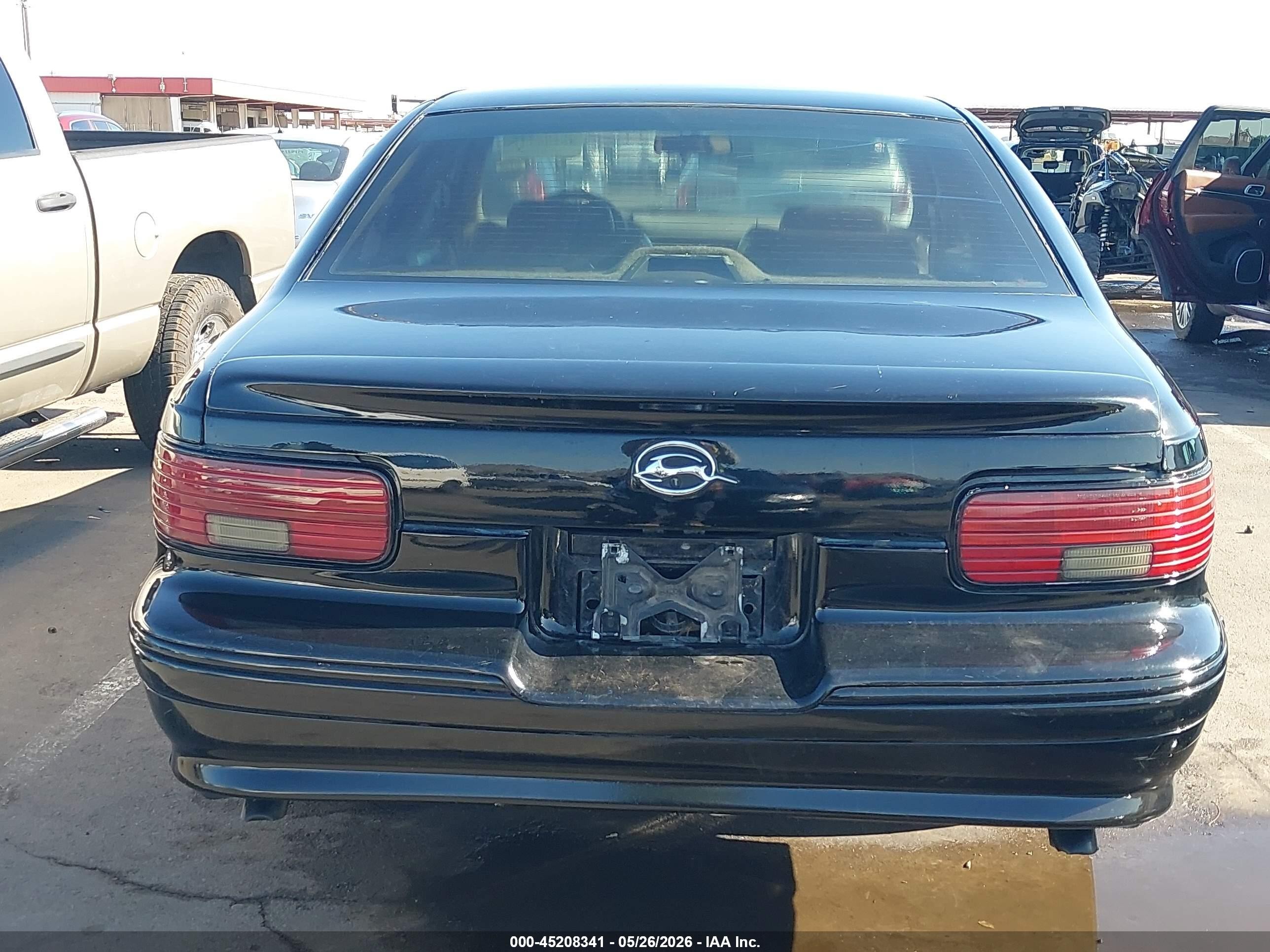 1995 Chevrolet Caprice / Impala Classic Ss Black vin: 1G1BL52P4SR174734