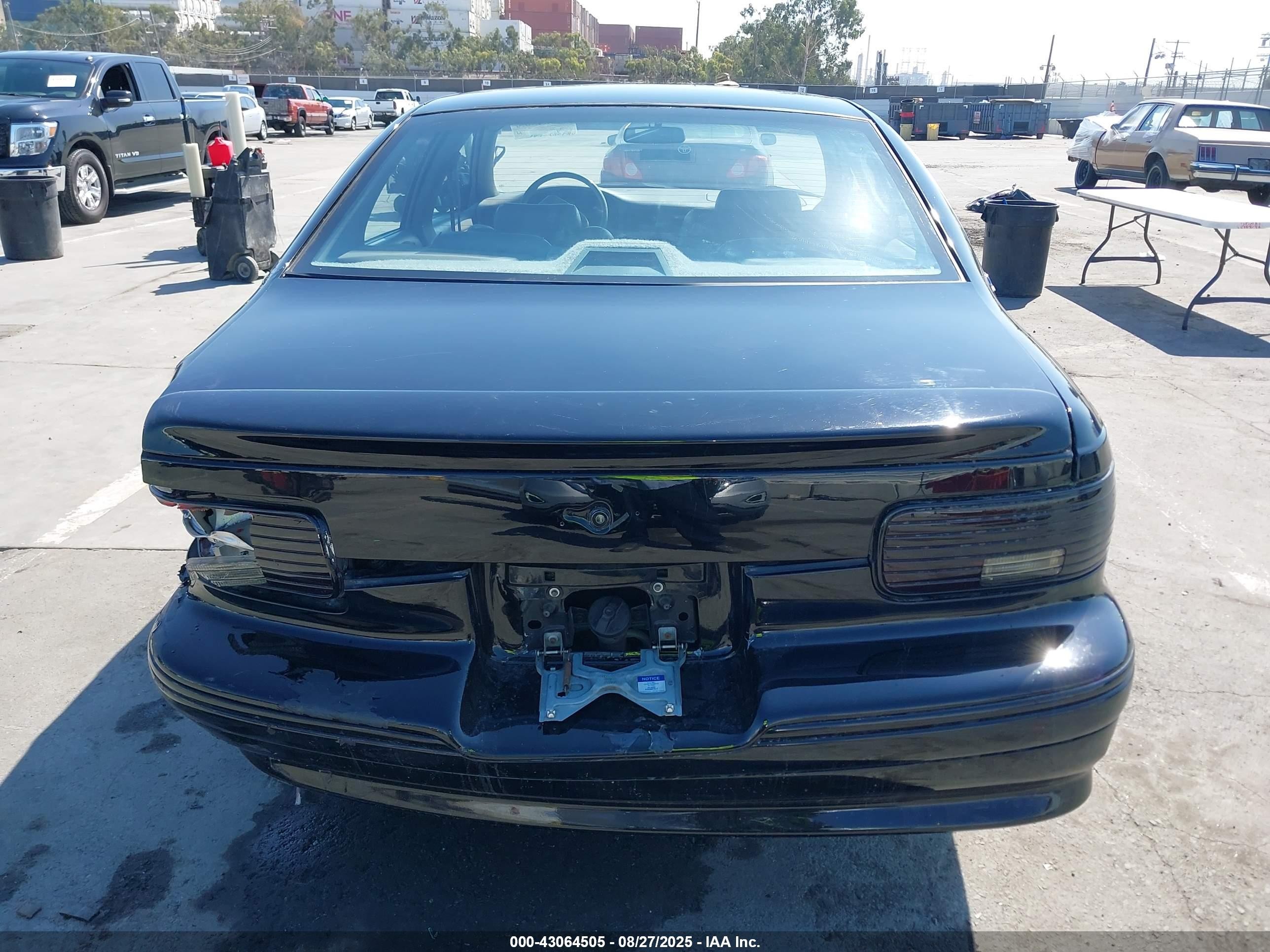 1996 Chevrolet Caprice / Impala Classic Ss Черный vin: 1G1BL52P7TR183171