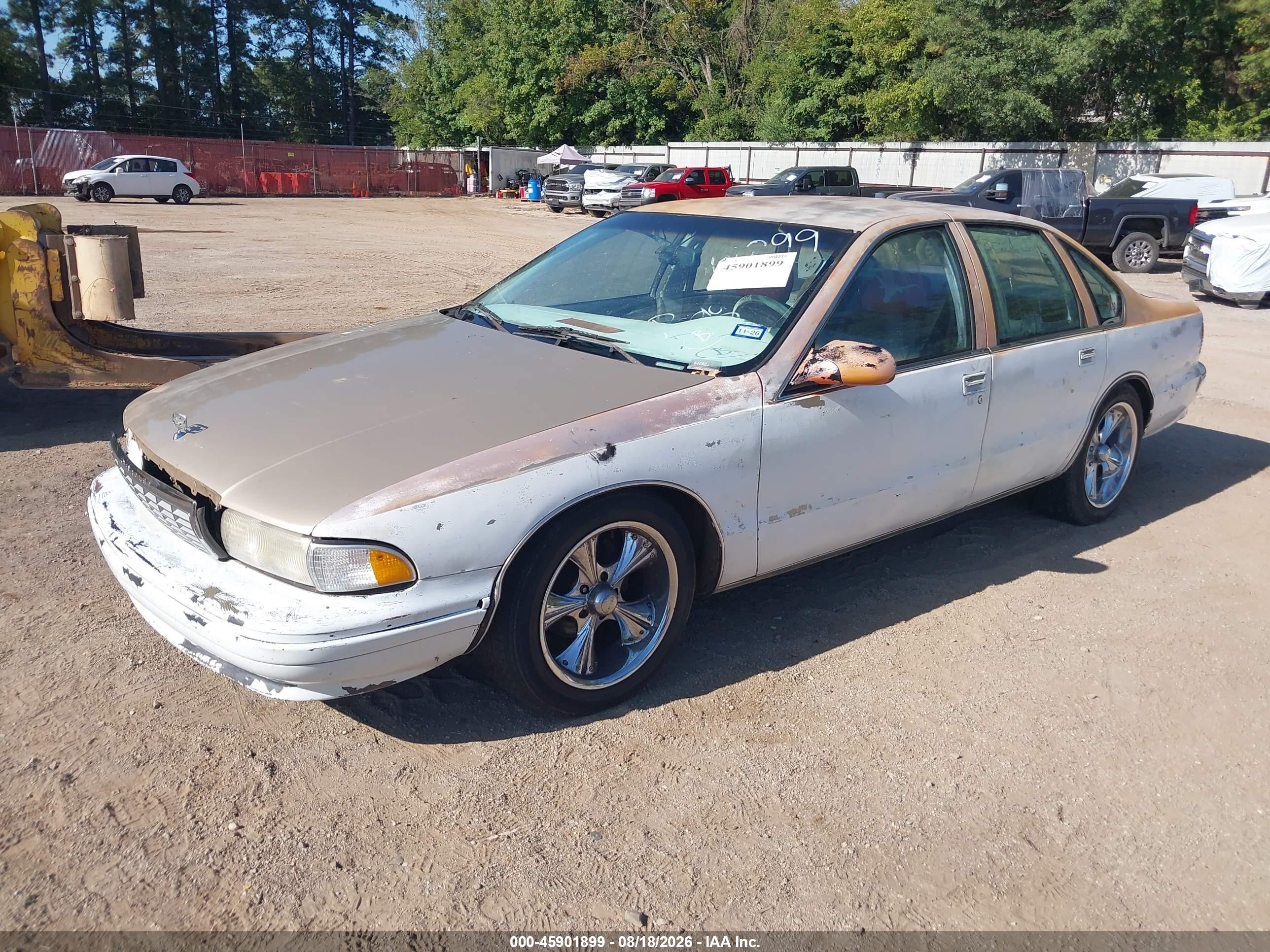 1996 Chevrolet Caprice / Impala Classic Ss White vin: 1G1BL52P8TR129846