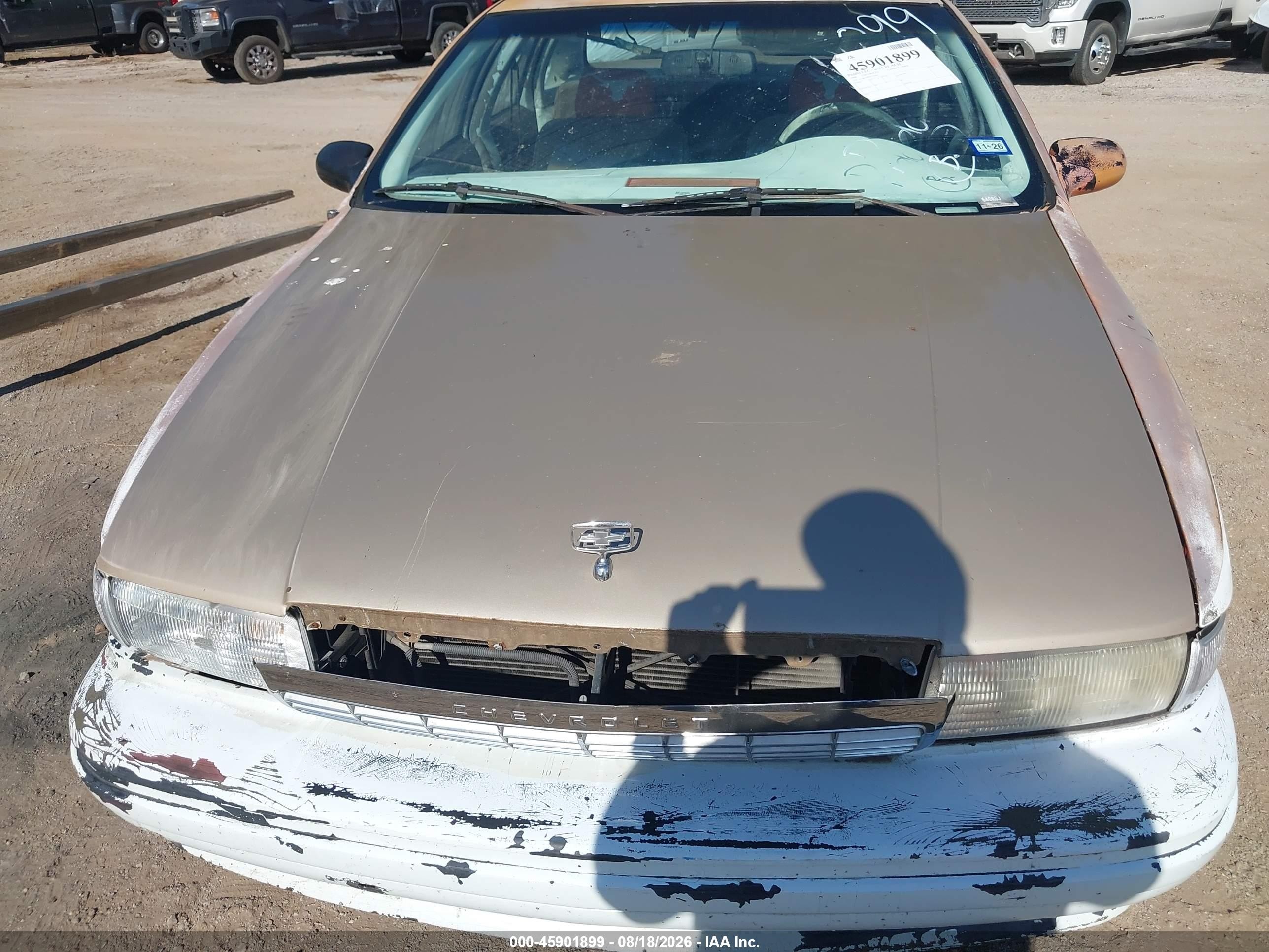 1996 Chevrolet Caprice / Impala Classic Ss White vin: 1G1BL52P8TR129846