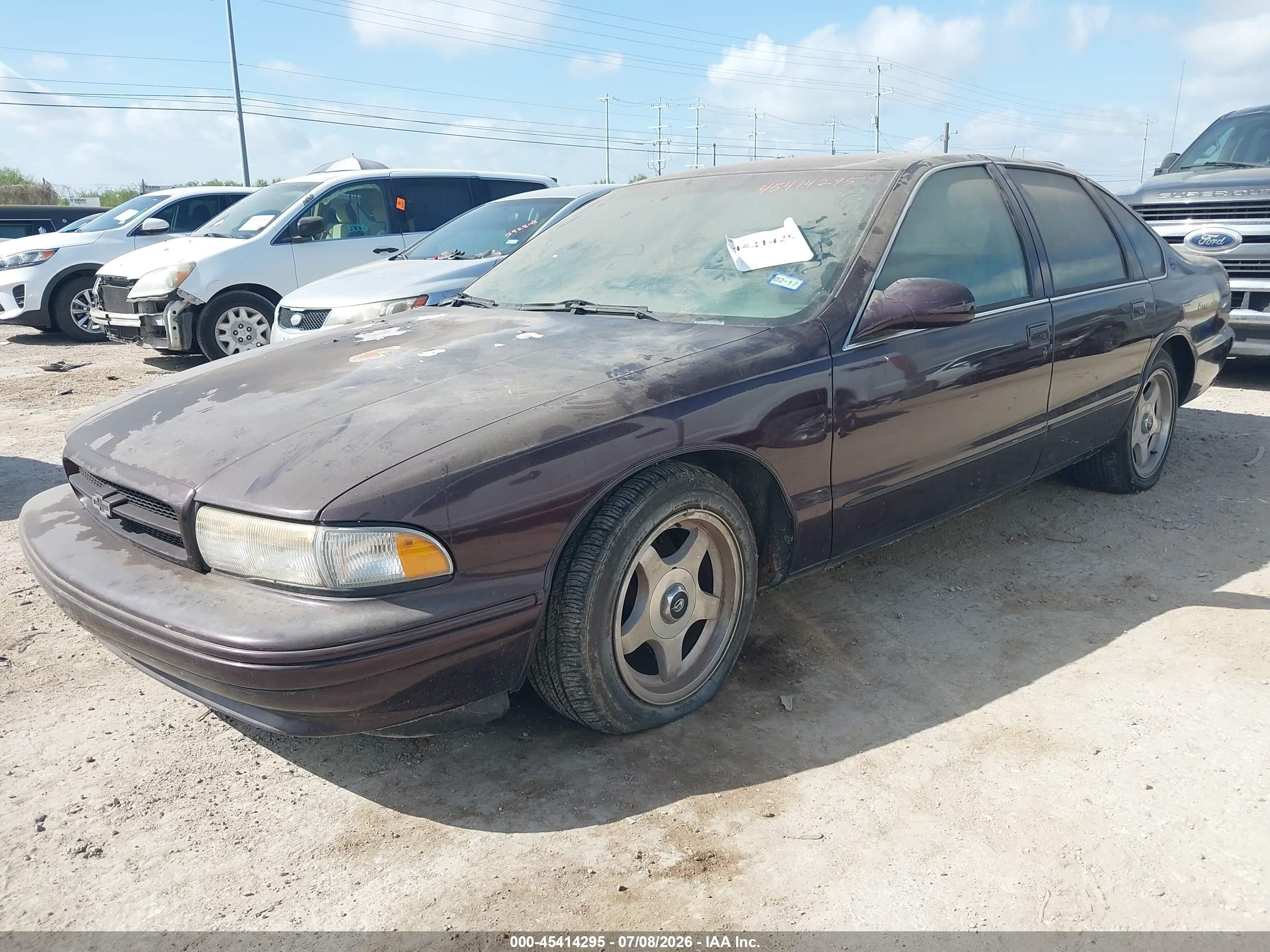 1996 Chevrolet Caprice / Impala Classic Ss Purple vin: 1G1BL52P8TR193577