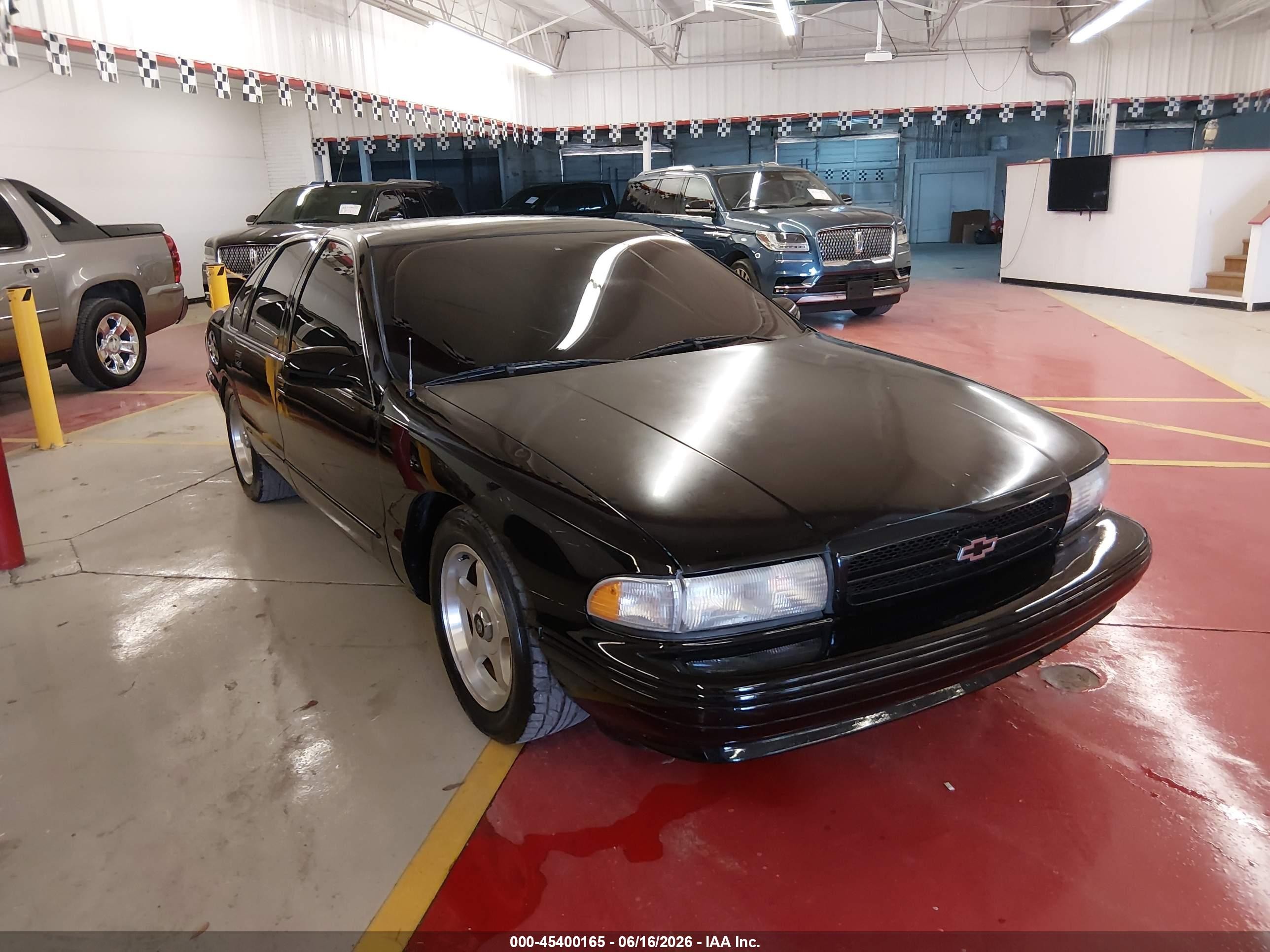1996 Chevrolet Caprice / Impala Classic Ss Black vin: 1G1BL52PXTR144185