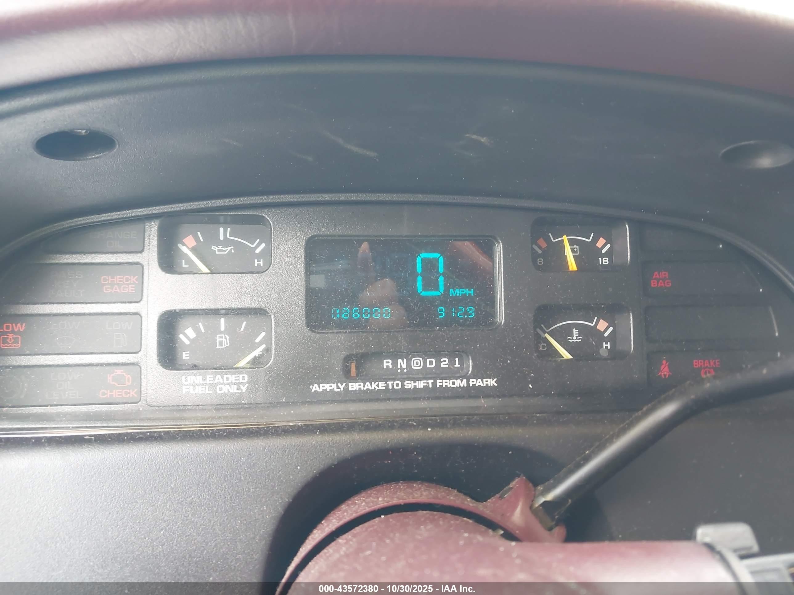 1996 Chevrolet Caprice Classic Blue vin: 1G1BL52W0TR171046