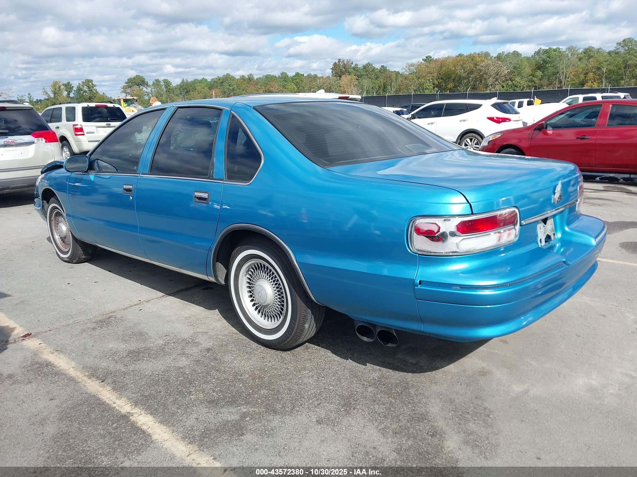 1996 Chevrolet Caprice Classic Blue vin: 1G1BL52W0TR171046