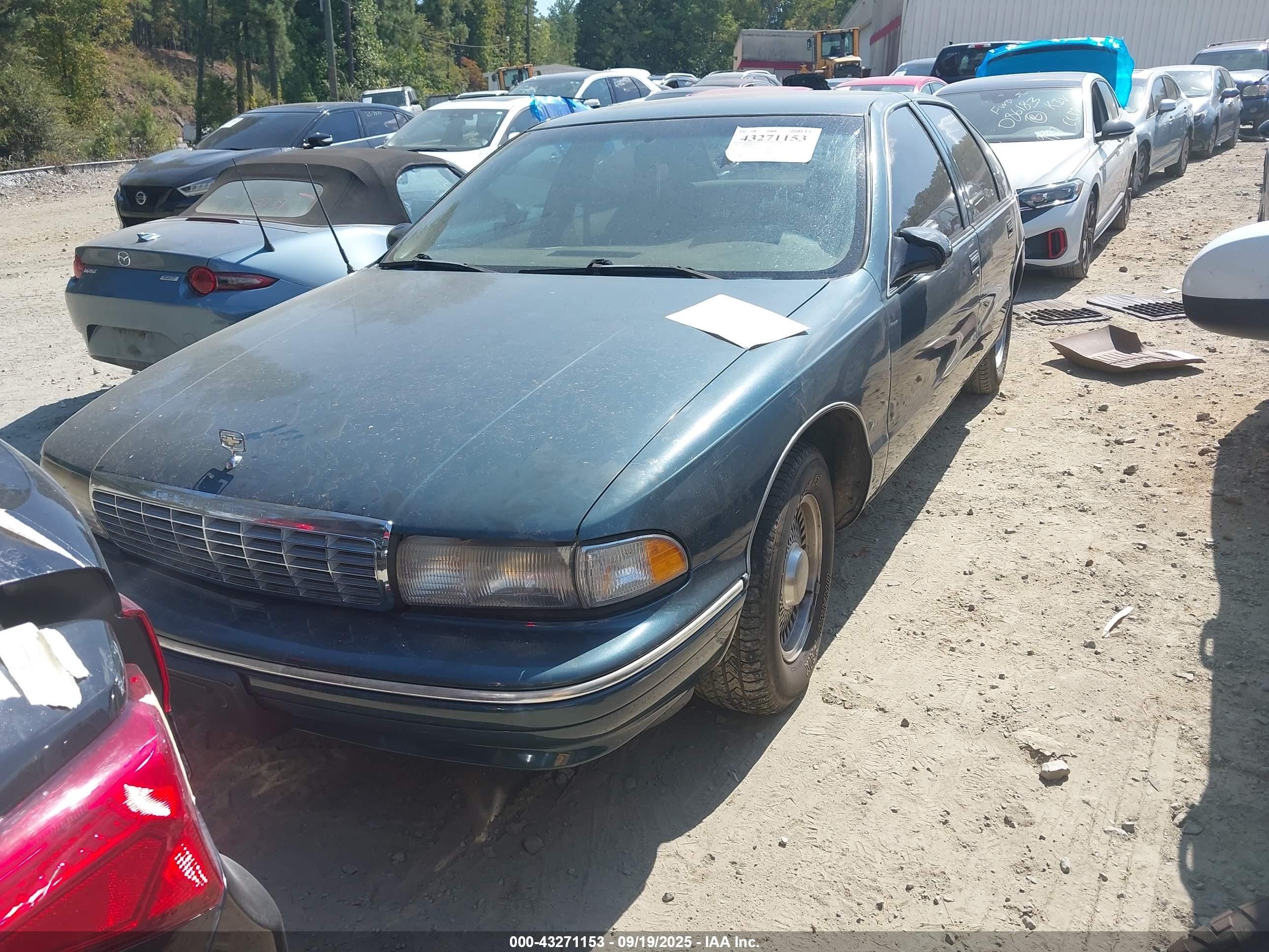 1996 Chevrolet Caprice Classic Синий vin: 1G1BL52W2TR192335