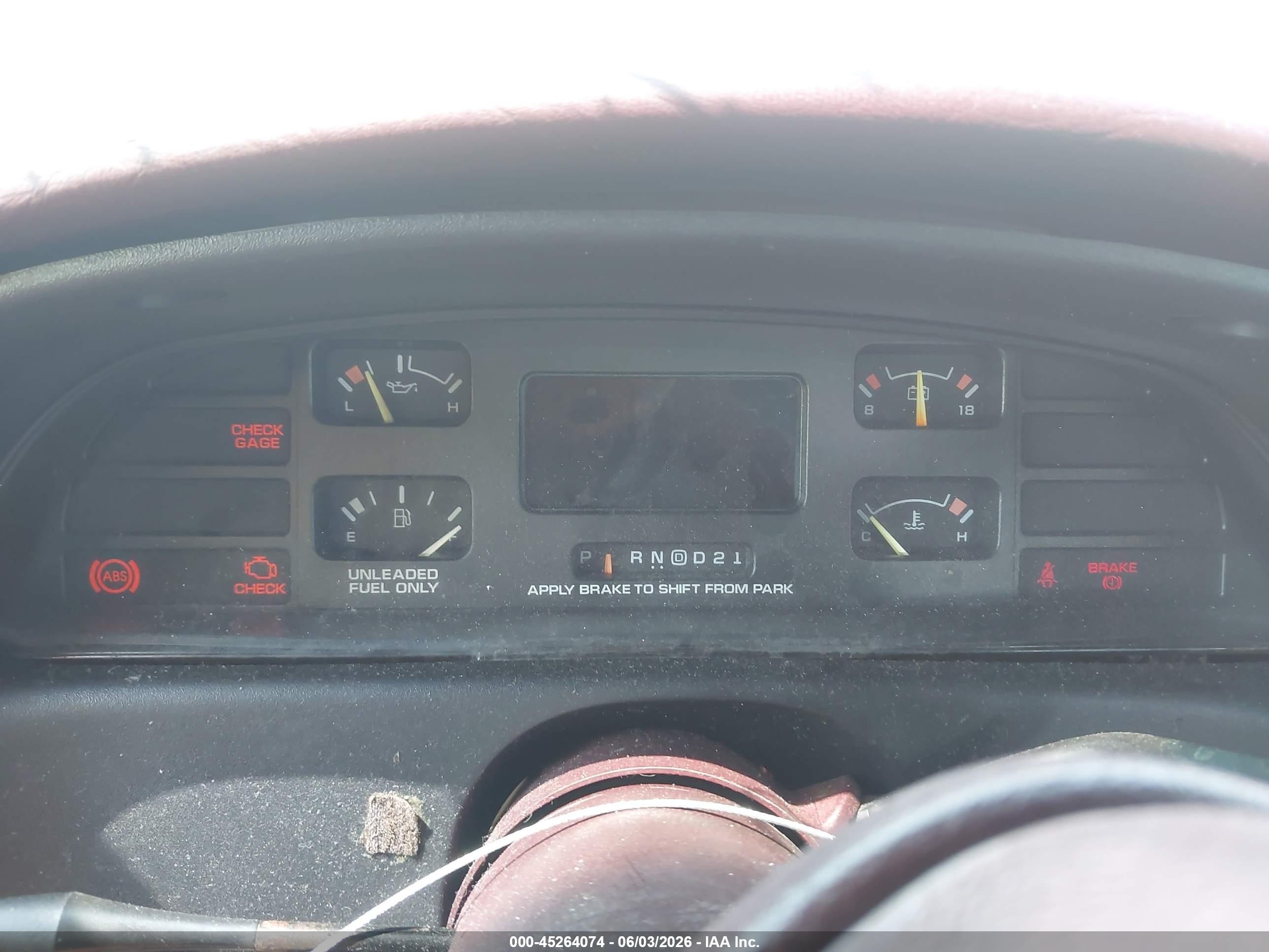 1995 Chevrolet Caprice Classic Бордовый vin: 1G1BL52W3SR114564