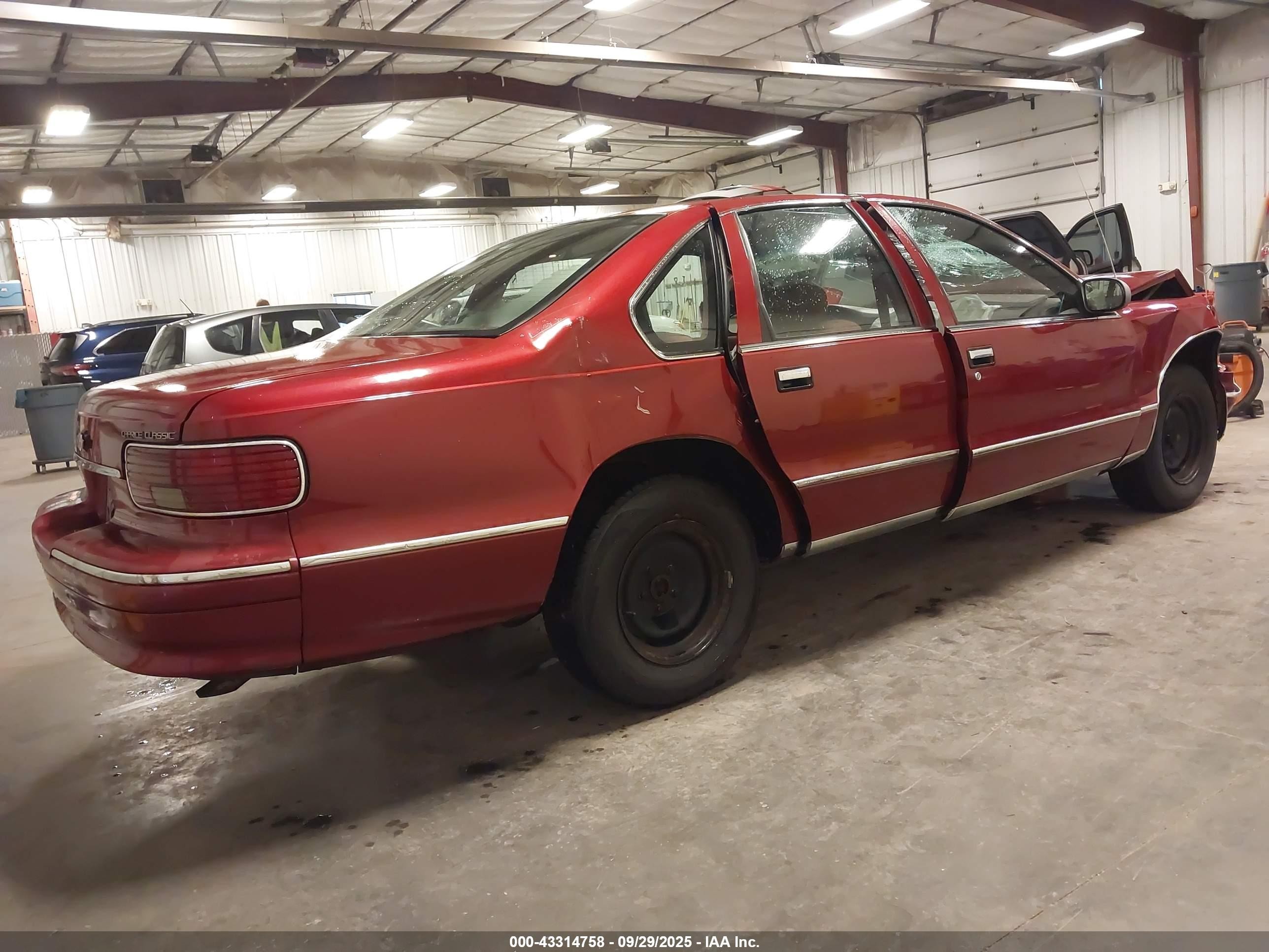 1996 Chevrolet Caprice Classic Red vin: 1G1BL52W3TR120852