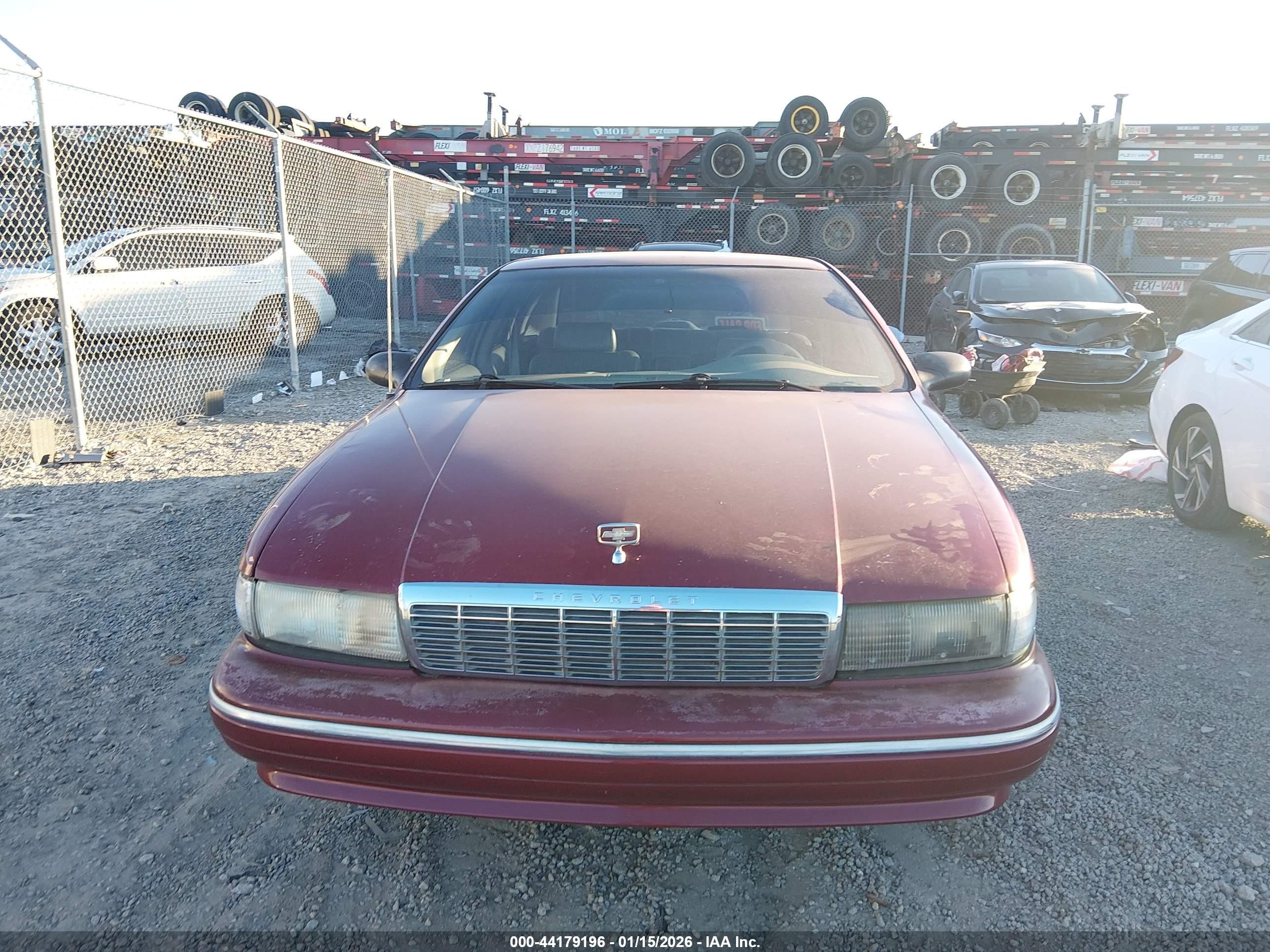 1996 Chevrolet Caprice Classic Красный vin: 1G1BL52W6TR116746