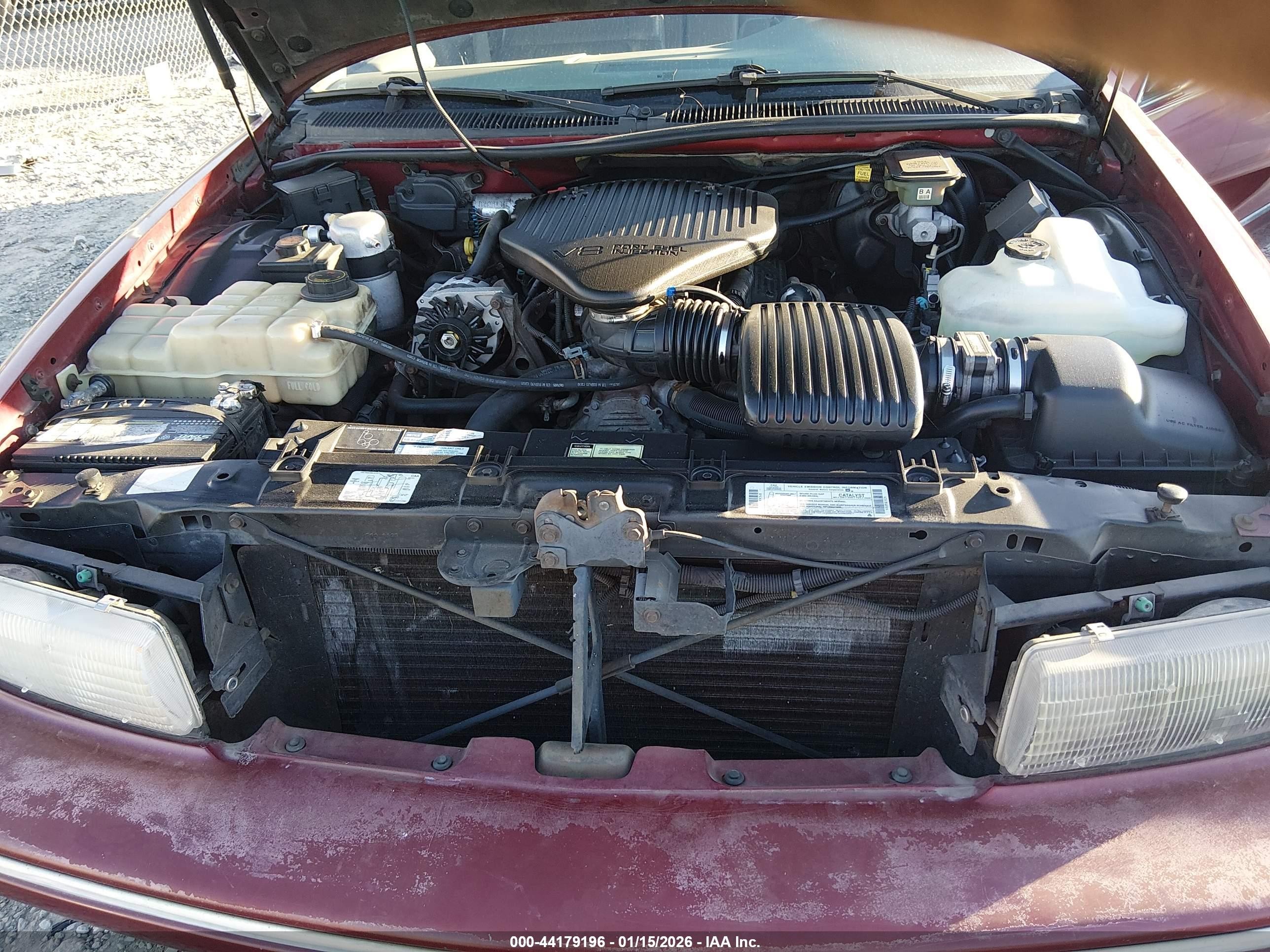1996 Chevrolet Caprice Classic Красный vin: 1G1BL52W6TR116746