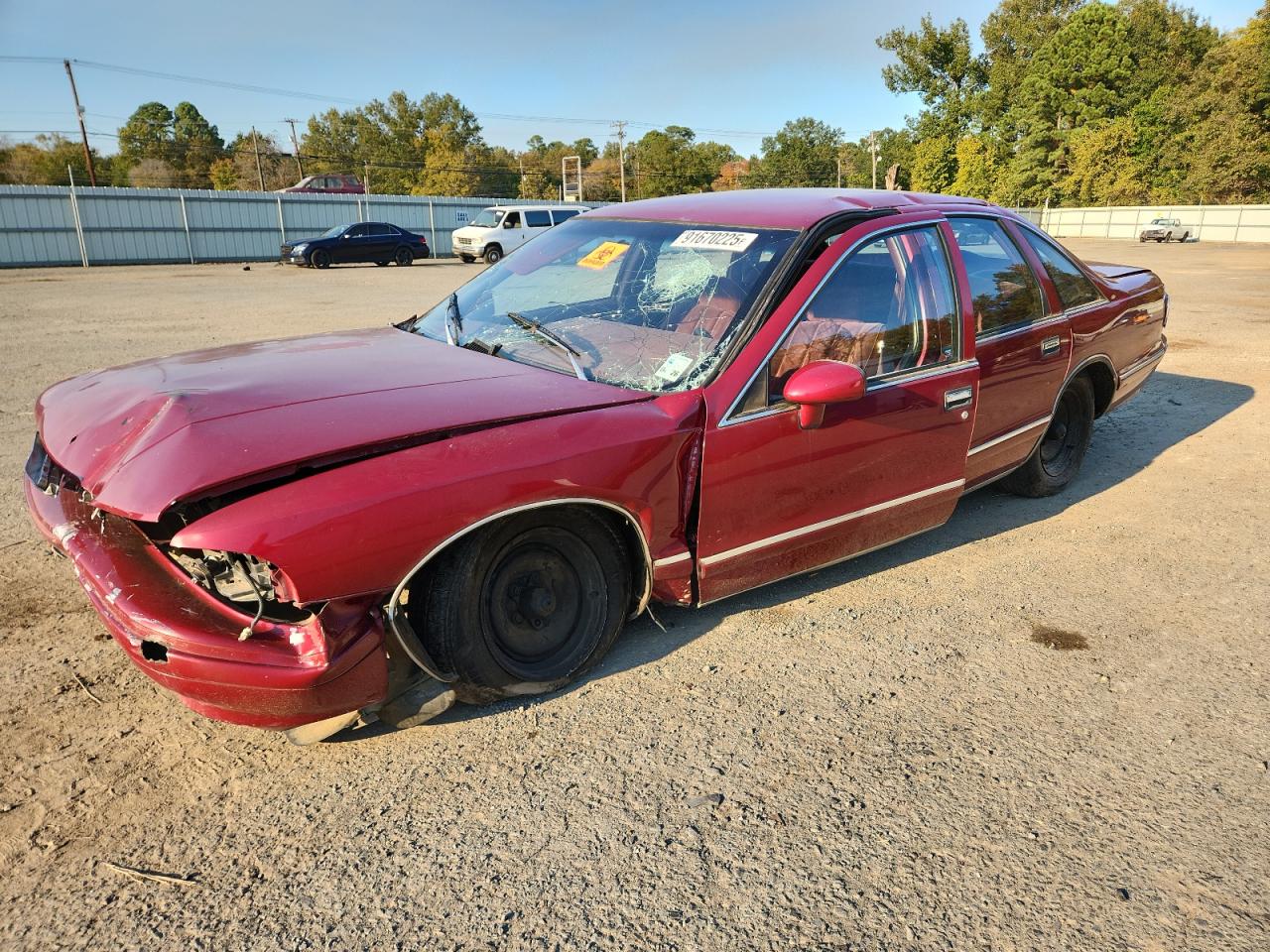 1993 Chevrolet Caprice Classic Red vin: 1G1BL53E0PR111151