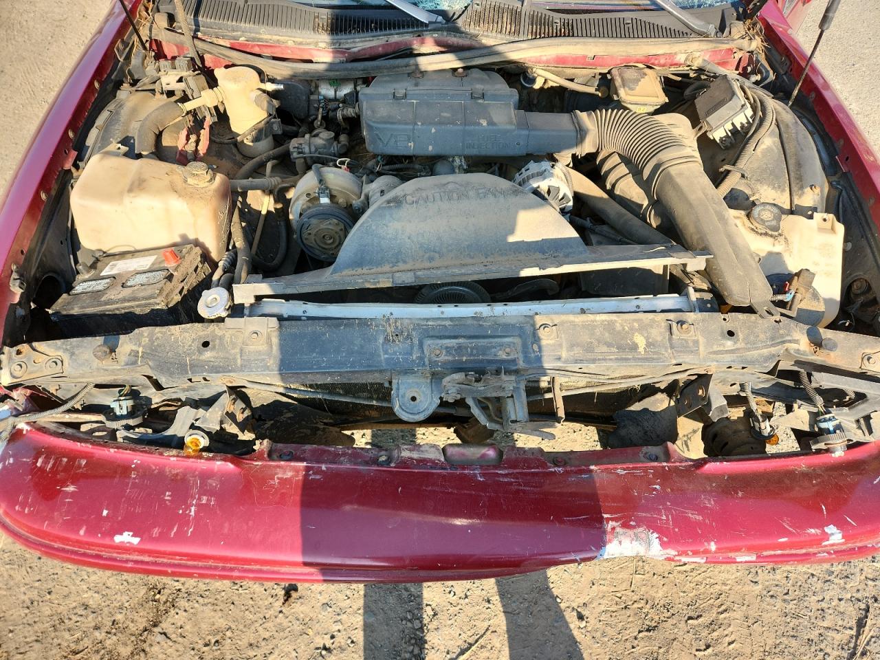 1993 Chevrolet Caprice Classic Red vin: 1G1BL53E0PR111151