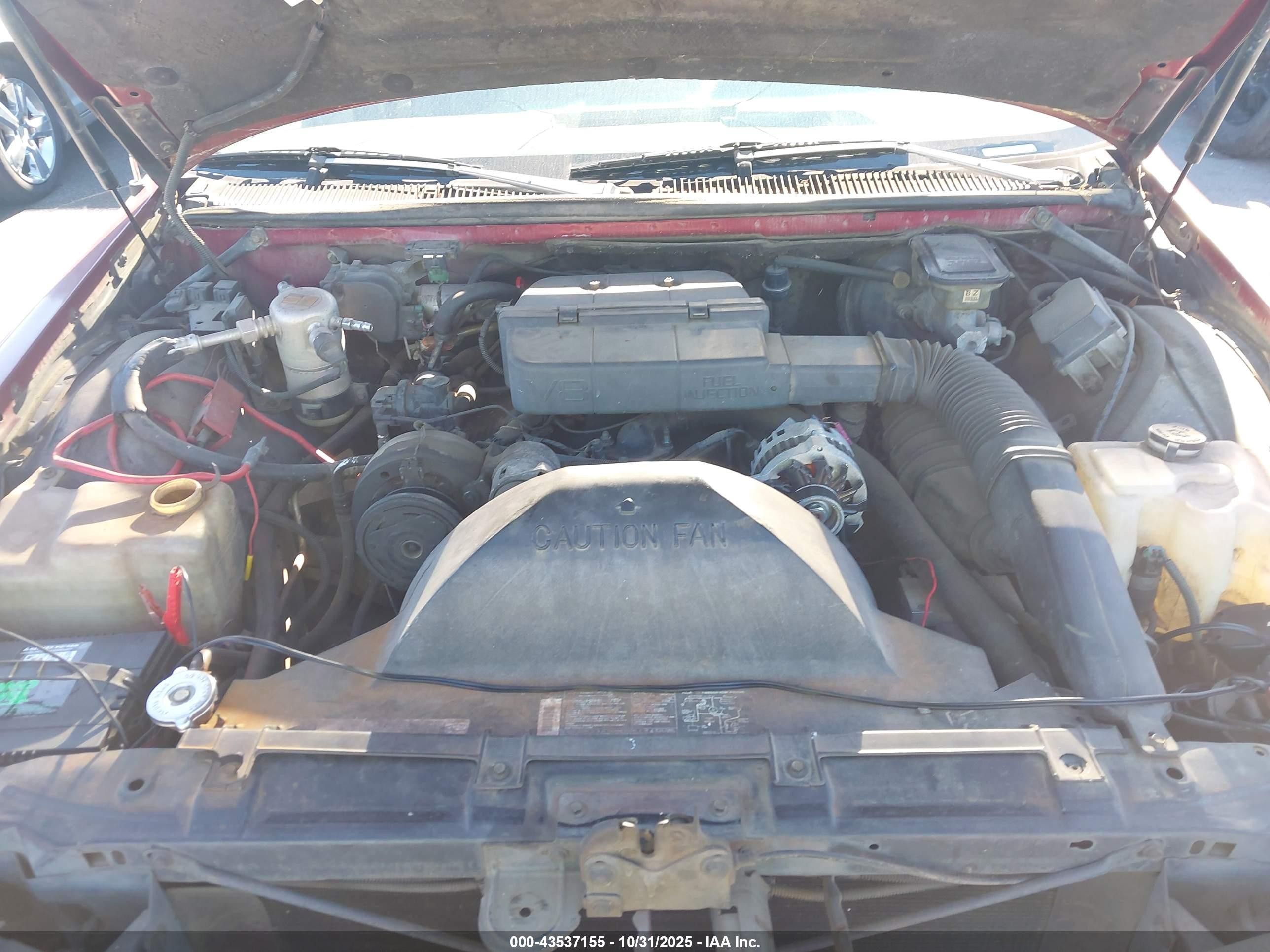 1993 Chevrolet Caprice Classic Burgundy vin: 1G1BL53E9PR117692