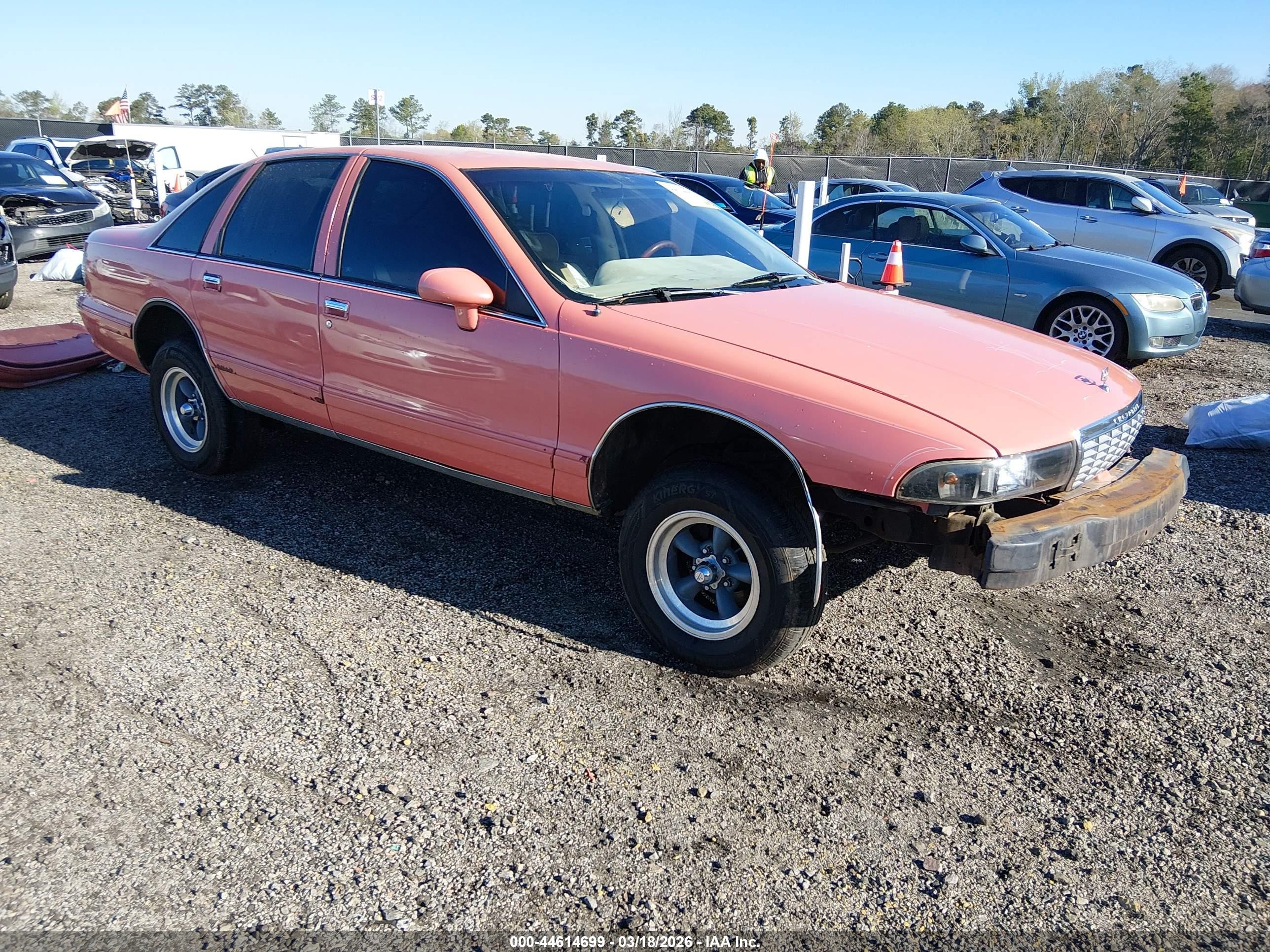 1993 Chevrolet Caprice Classic Красный vin: 1G1BL53E9PR131396