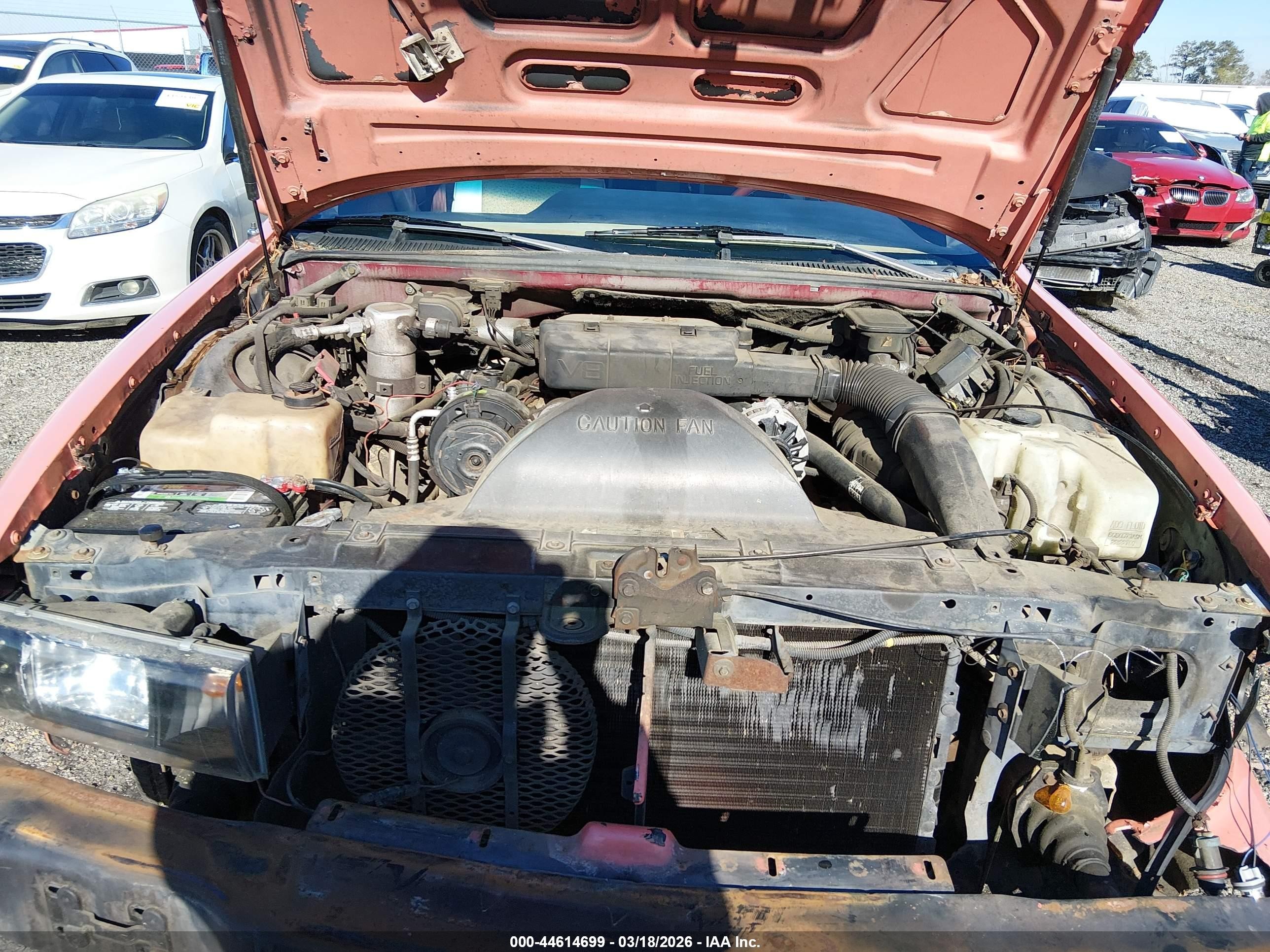 1993 Chevrolet Caprice Classic Красный vin: 1G1BL53E9PR131396