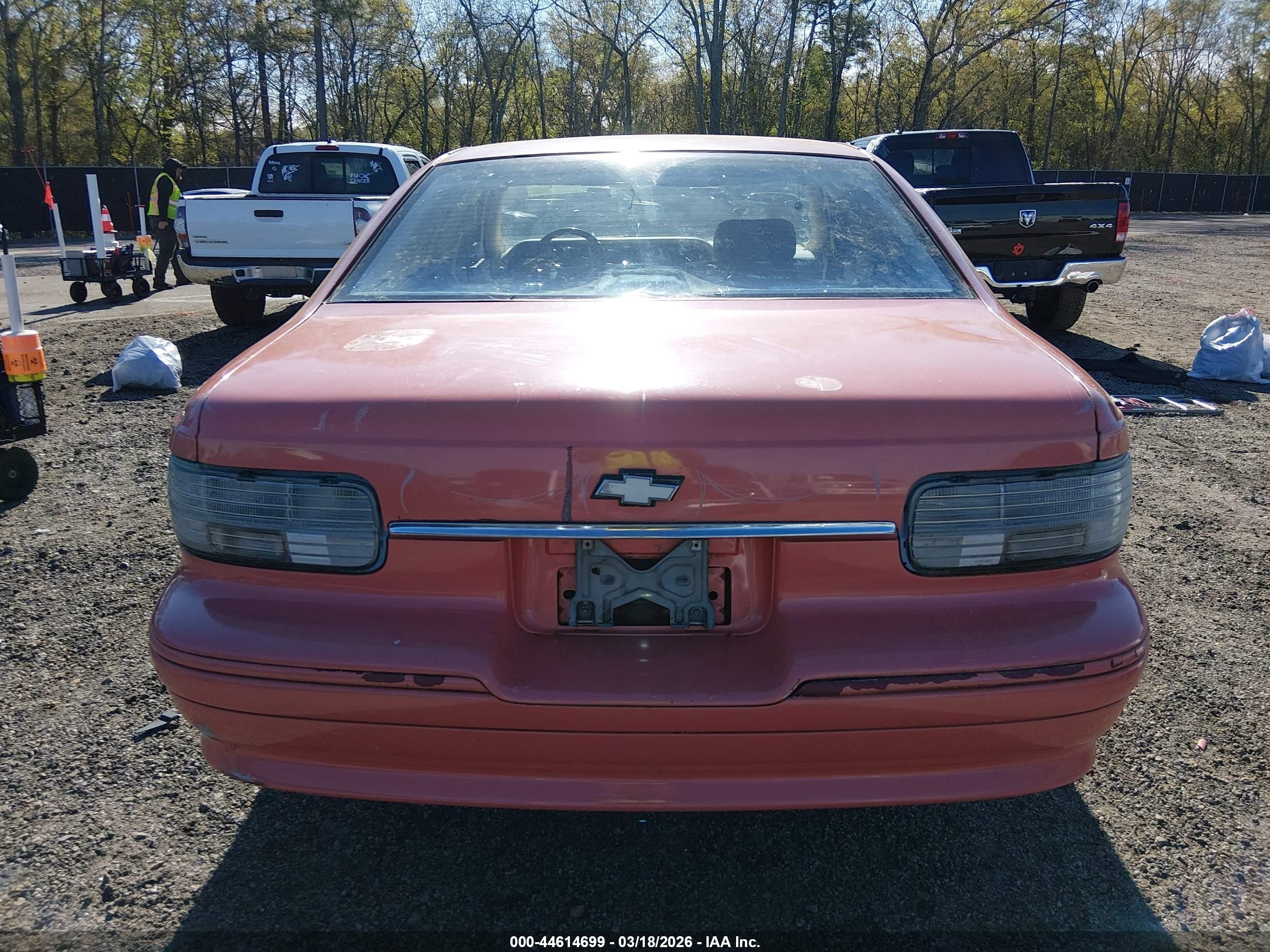 1993 Chevrolet Caprice Classic Красный vin: 1G1BL53E9PR131396