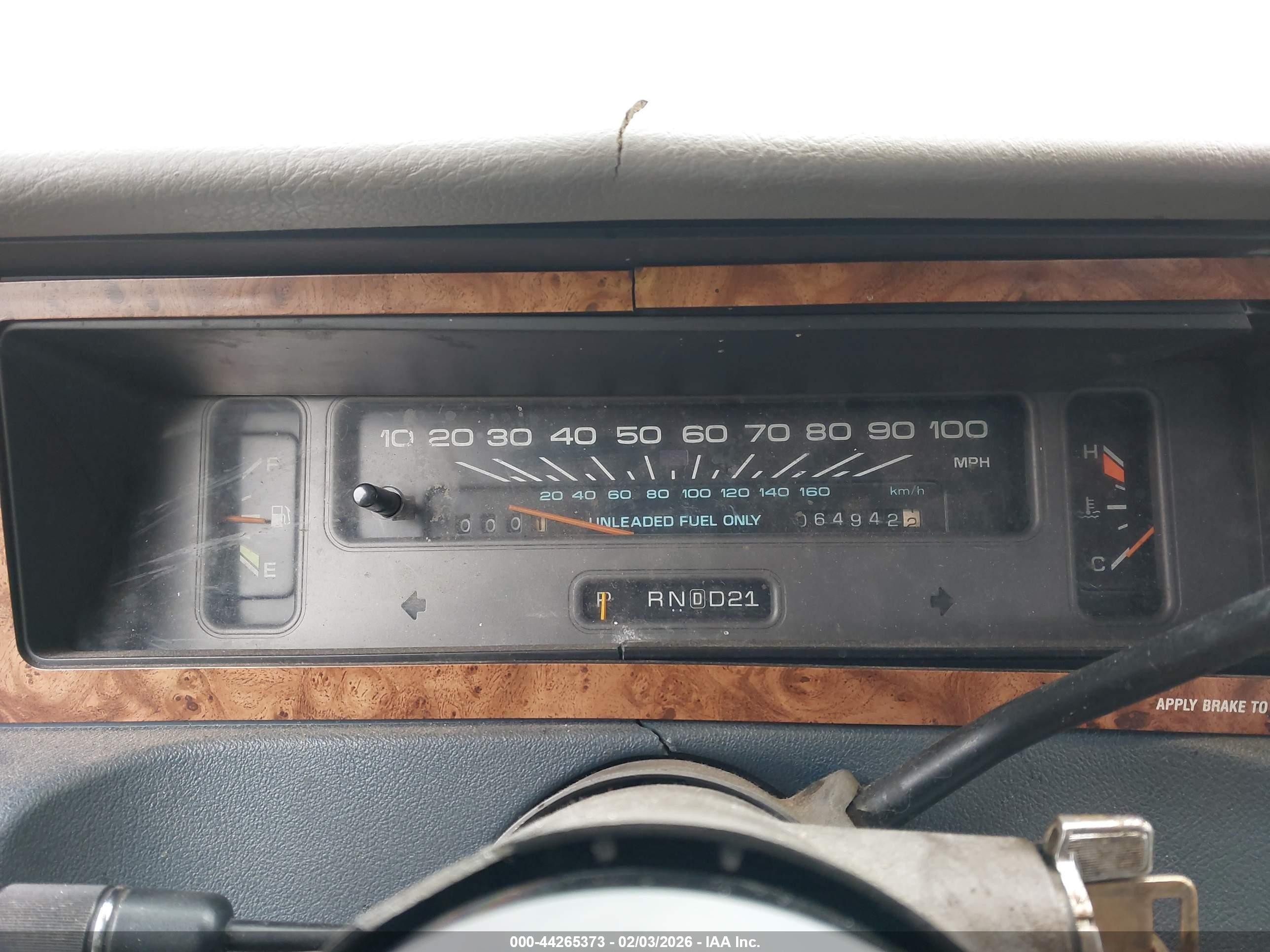 1993 Chevrolet Caprice Classic Gray vin: 1G1BL53EXPR107530